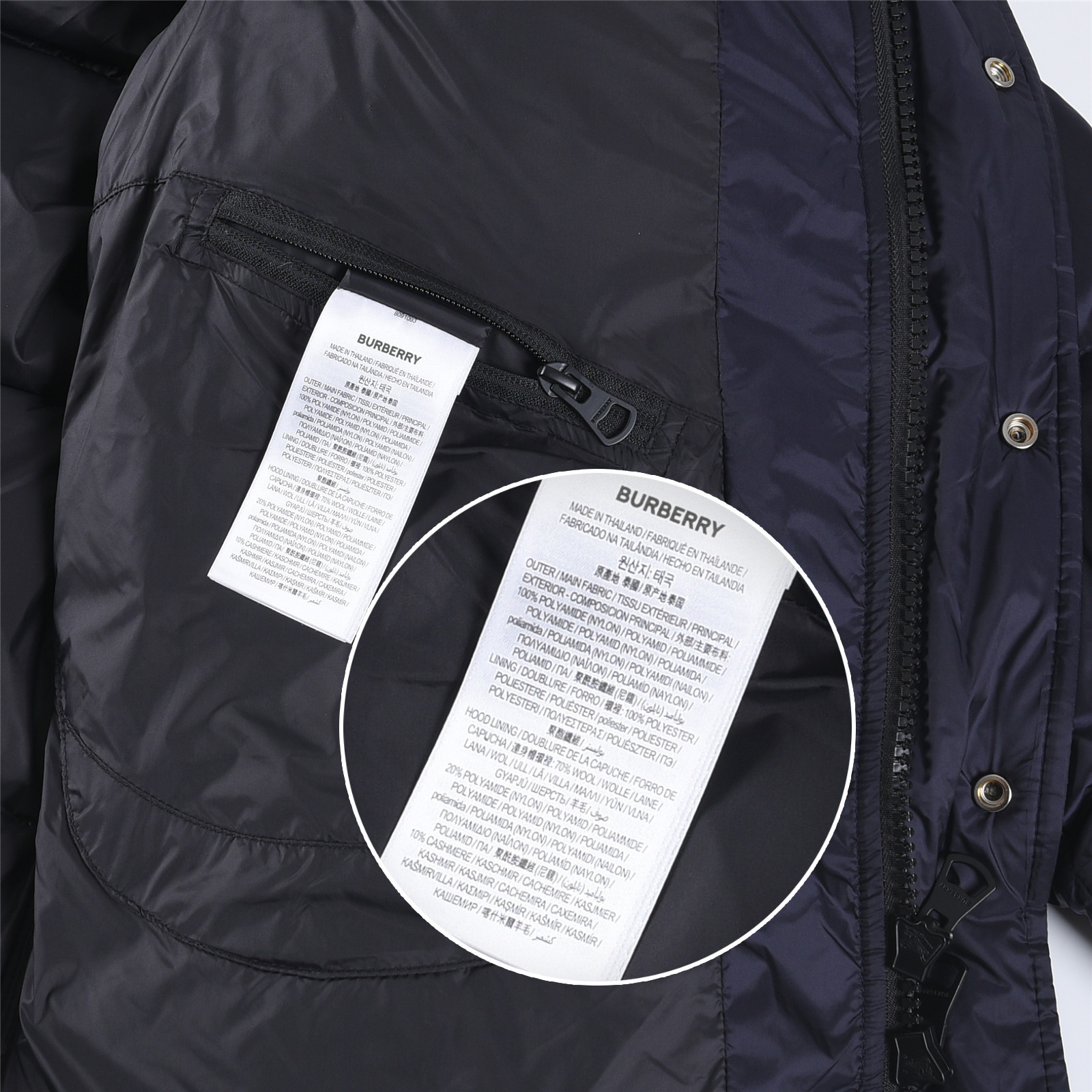 #正品级:𝗕𝘂𝗿𝗯𝗲𝗿𝗿𝘆博柏利 /巴宝莉 FW25 秋冬新品锦纶纯色时尚连帽羽绒服男女款#B06# 𝗦