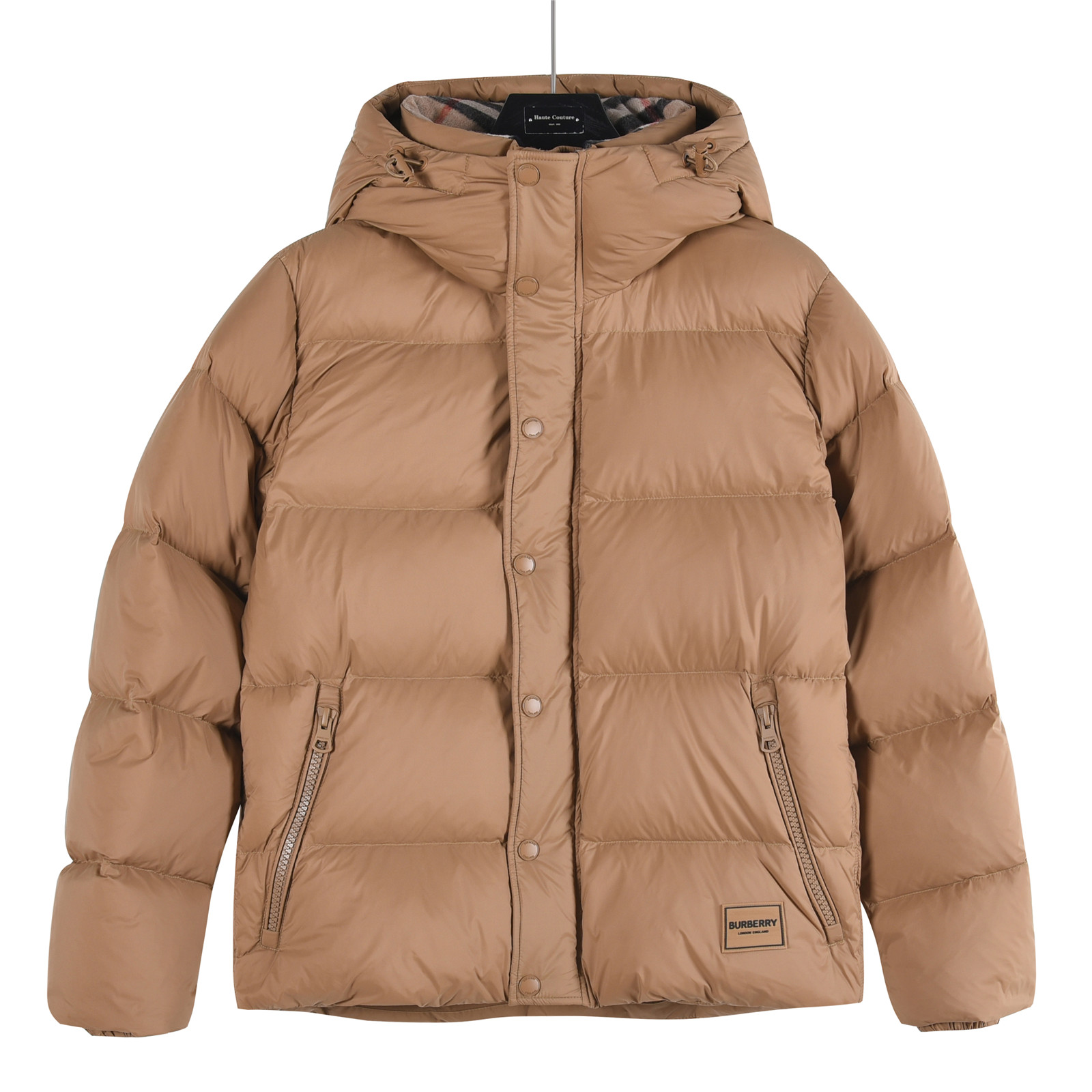 #正品级：𝗕𝘂𝗿𝗯𝗲𝗿𝗿𝘆博柏利 /巴宝莉 FW25 秋冬新品锦纶纯色时尚连帽羽绒服男女款#B06# 𝗦