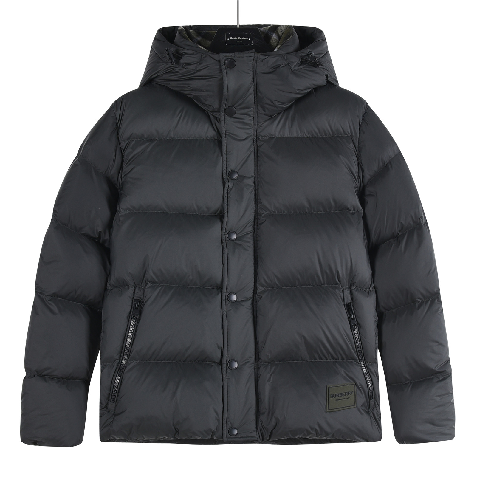 #正品级：𝗕𝘂𝗿𝗯𝗲𝗿𝗿𝘆博柏利 /巴宝莉 FW25 秋冬新品锦纶纯色时尚连帽羽绒服男女款#B06# 𝗦