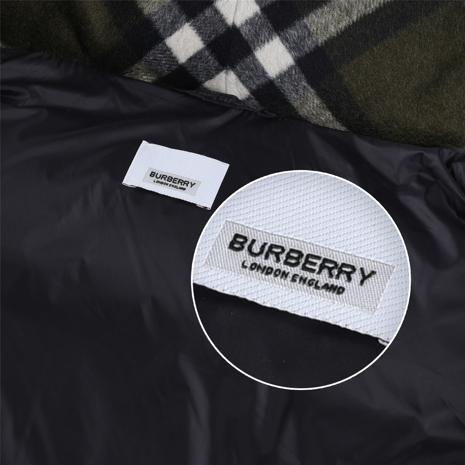 #正品级：𝗕𝘂𝗿𝗯𝗲𝗿𝗿𝘆博柏利 /巴宝莉 FW25 秋冬新品锦纶纯色时尚连帽羽绒服男女款#B06# 𝗦