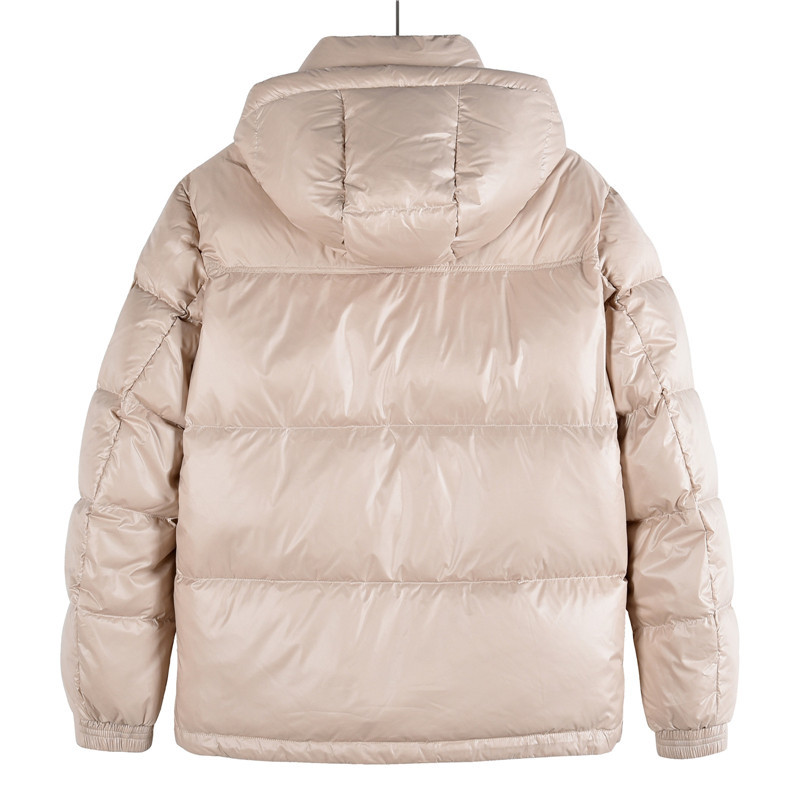 #正品级:𝗕𝘂𝗿𝗯𝗲𝗿𝗿𝘆博柏利 /巴宝莉 秋冬新品经典双拼字母徽章时尚连帽羽绒服男女款#B05# 𝗦𝗶