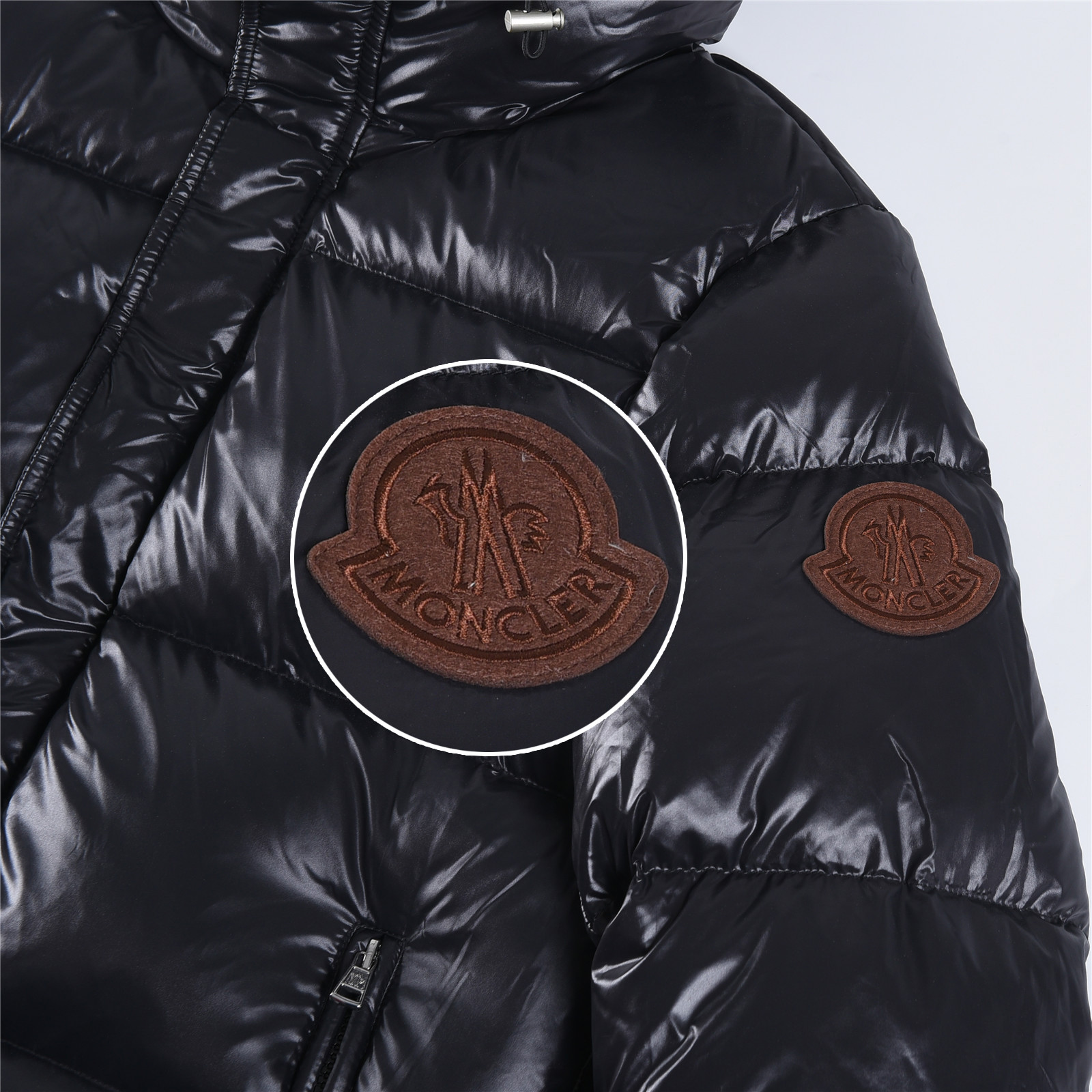 #正品级:𝑴𝒐𝒏𝒄𝒍𝒆𝒓|蒙口 /盟可睐 25𝒔𝒔 Parana 秋冬新品大标连帽面包服,轻奢时尚明星经