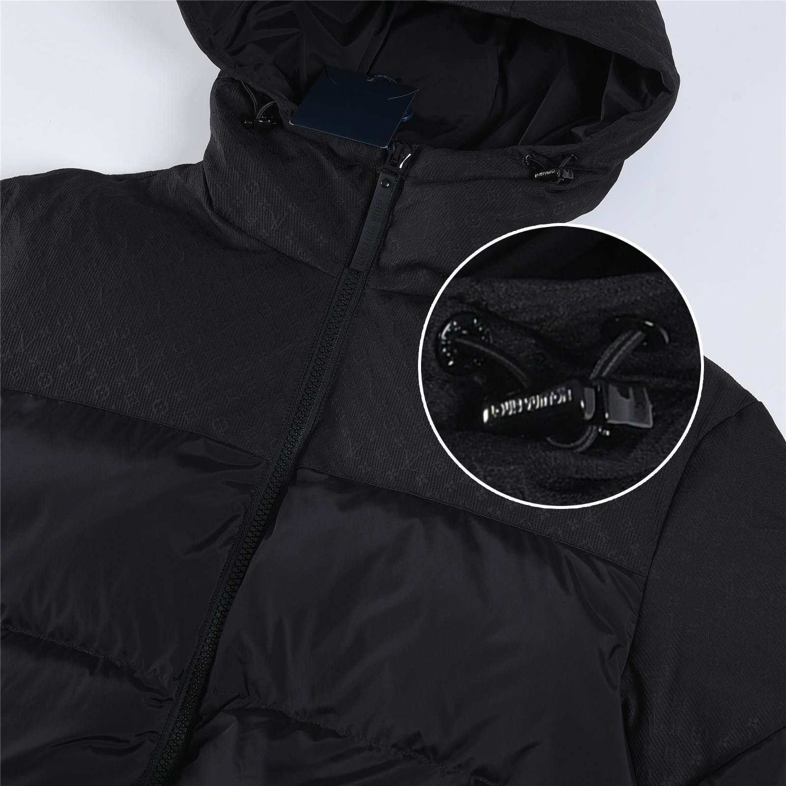 #正品级：𝐋𝐨𝐮𝐢𝐬 𝐕𝐮𝐢𝐭𝐭𝐨𝐧｜路易威登 Ecodown FW25 双拼压纹老花𝐋𝐨𝐠𝐨 混合面料