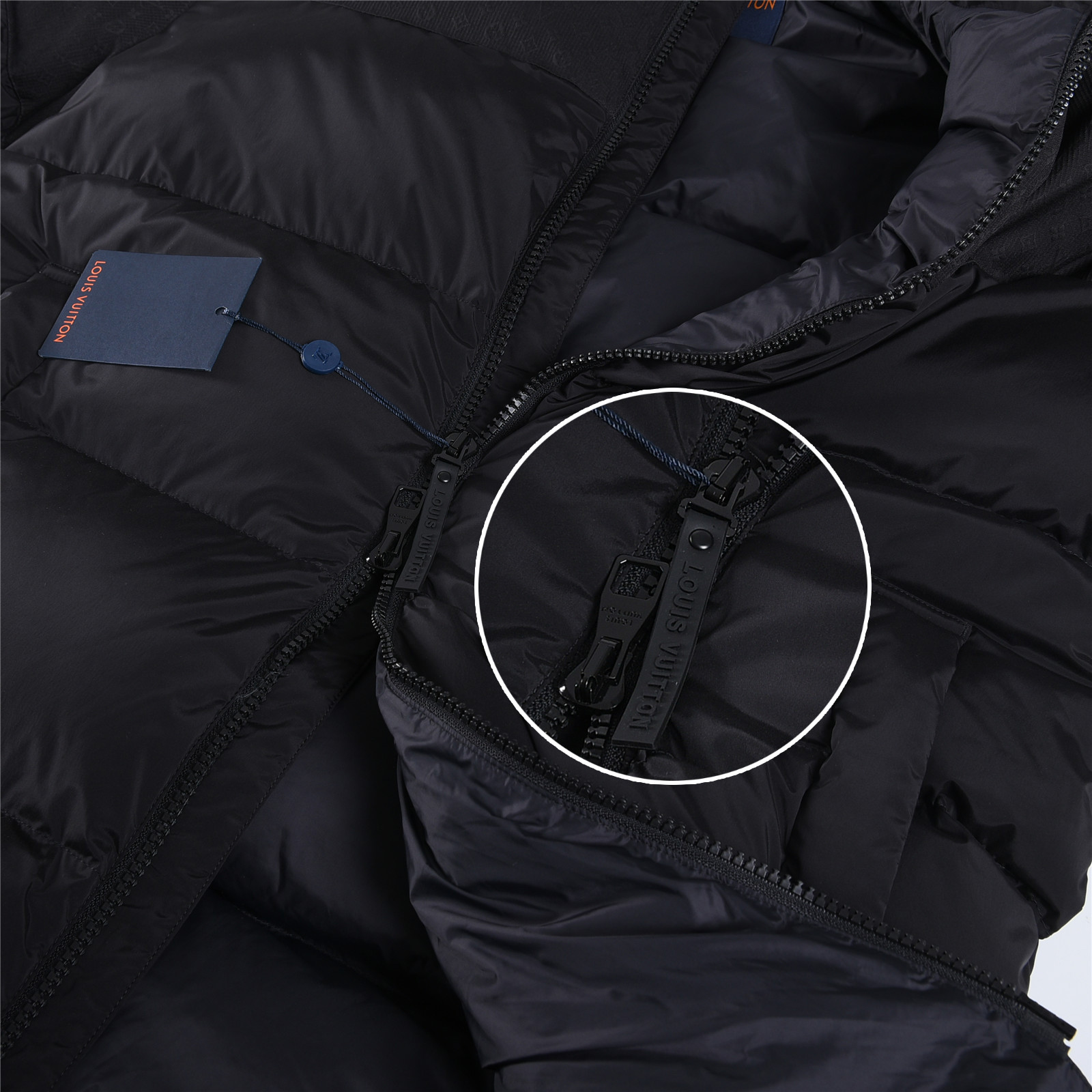 #正品级：𝐋𝐨𝐮𝐢𝐬 𝐕𝐮𝐢𝐭𝐭𝐨𝐧｜路易威登 Ecodown FW25 双拼压纹老花𝐋𝐨𝐠𝐨 混合面料