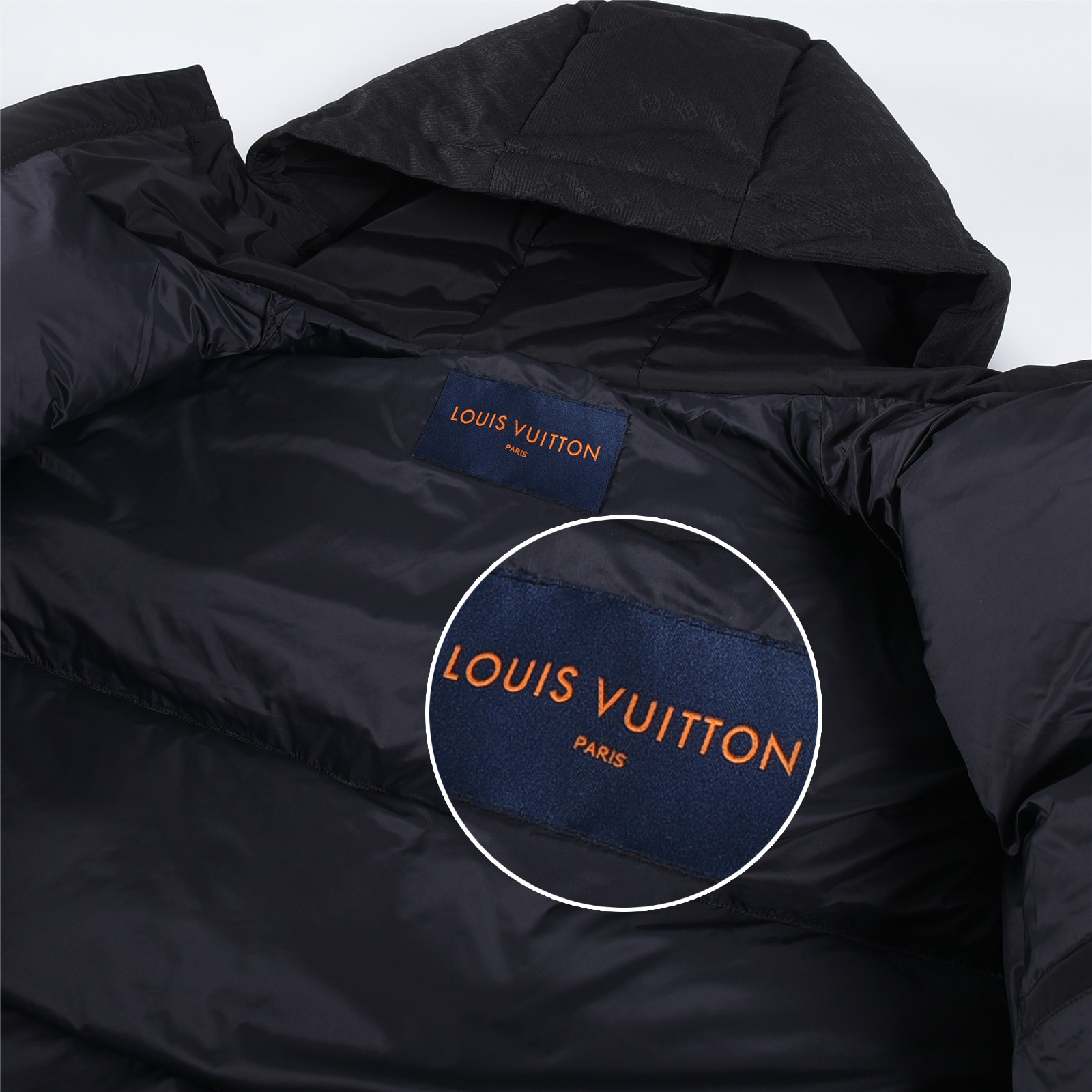 #正品级：𝐋𝐨𝐮𝐢𝐬 𝐕𝐮𝐢𝐭𝐭𝐨𝐧｜路易威登 Ecodown FW25 双拼压纹老花𝐋𝐨𝐠𝐨 混合面料