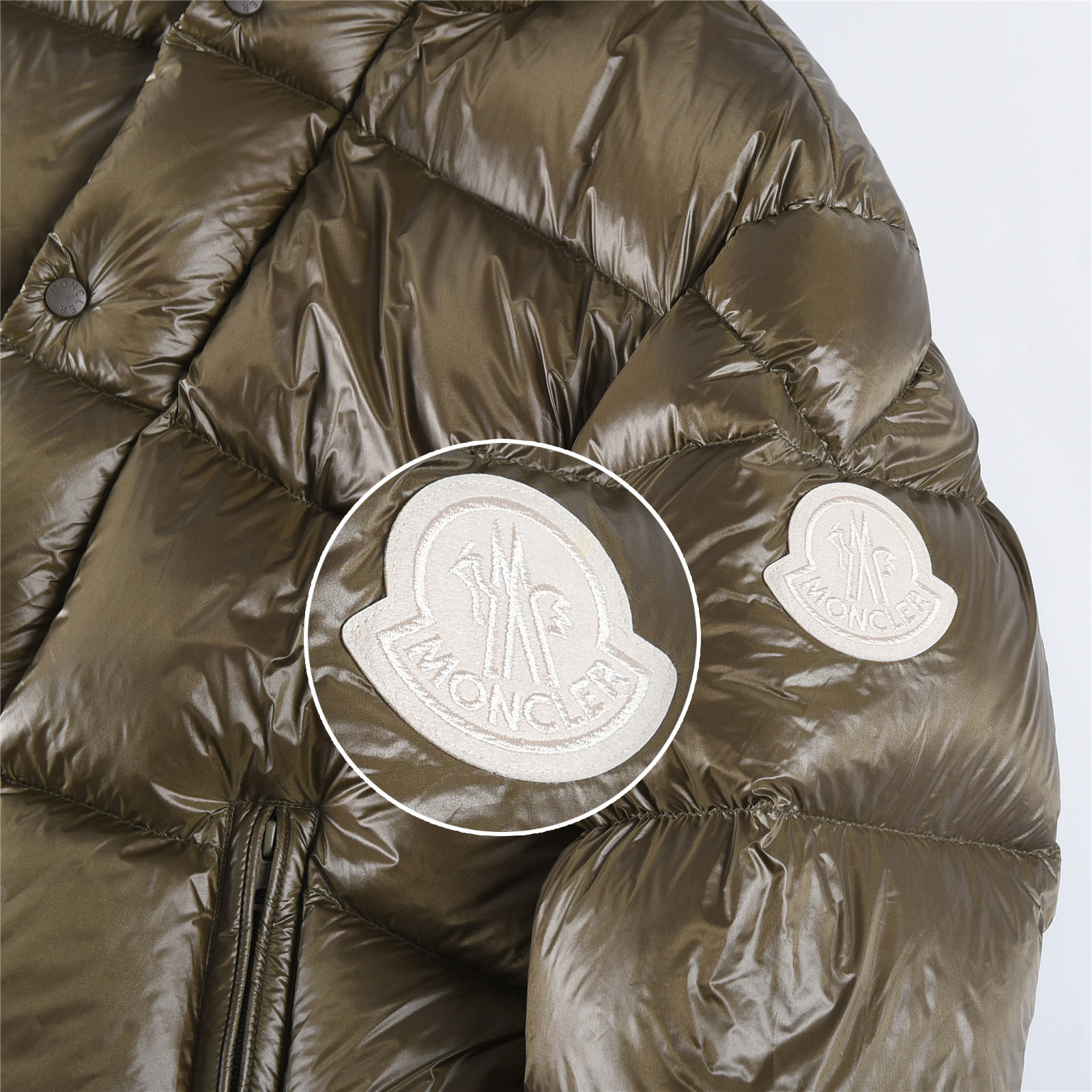 #正品级:𝑴𝒐𝒏𝒄𝒍𝒆𝒓｜蒙口 /盟可睐 25𝒔𝒔 Dervox 秋冬新品大徽标内外双色面包款立领轻奢时