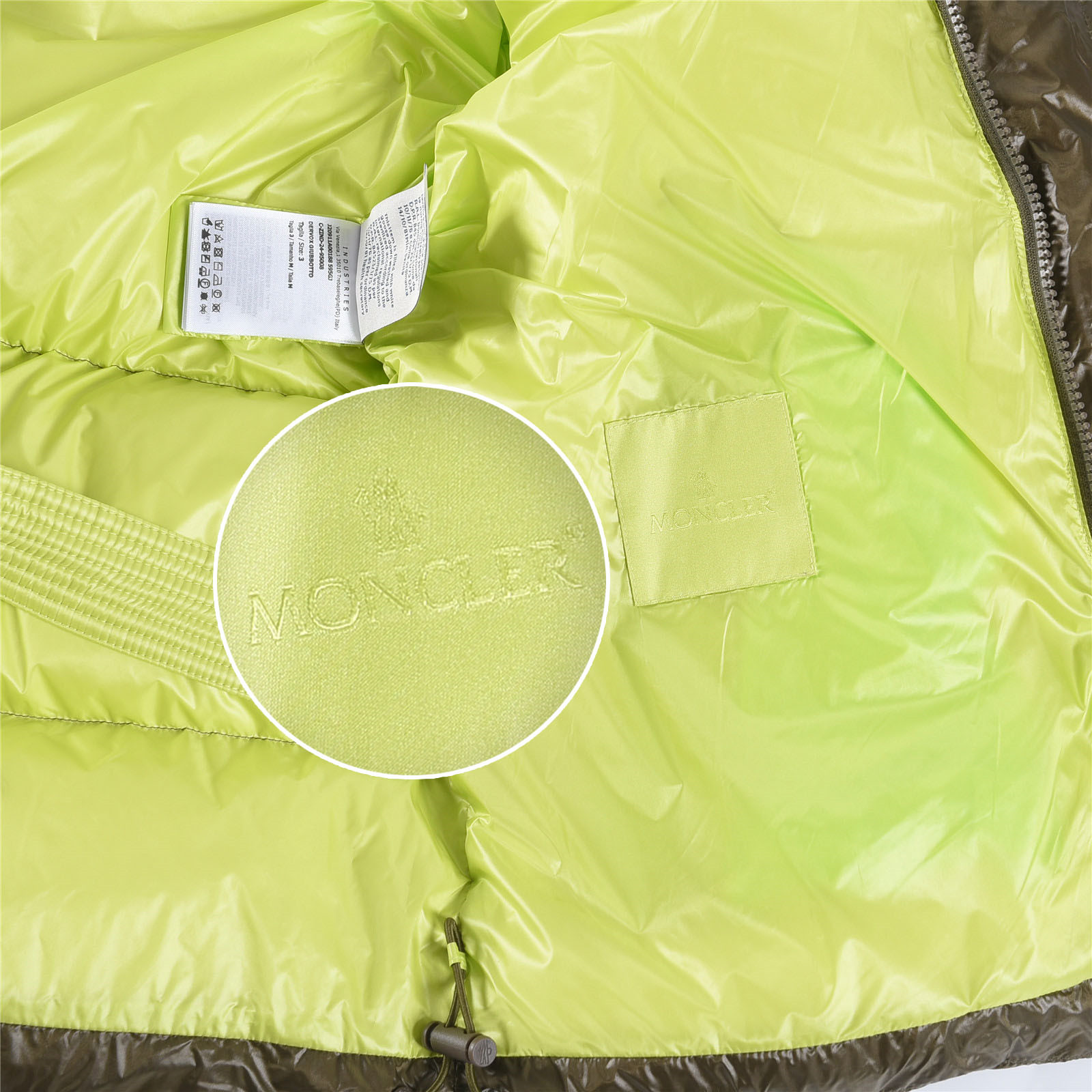 #正品级:𝑴𝒐𝒏𝒄𝒍𝒆𝒓｜蒙口 /盟可睐 25𝒔𝒔 Dervox 秋冬新品大徽标内外双色面包款立领轻奢时