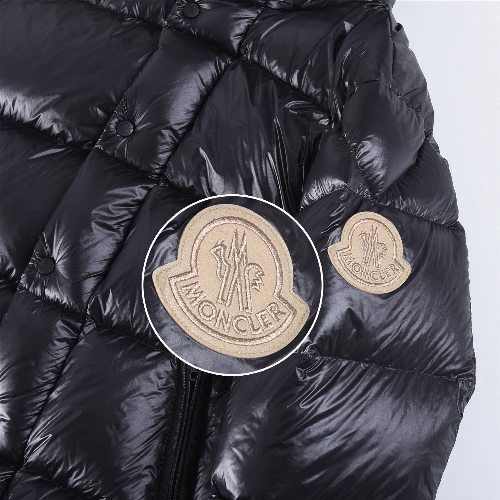 #正品级:𝑴𝒐𝒏𝒄𝒍𝒆𝒓|蒙口 /盟可睐 25𝒔𝒔 Dervox 秋冬新品大徽标内外双色面包款立领轻奢时