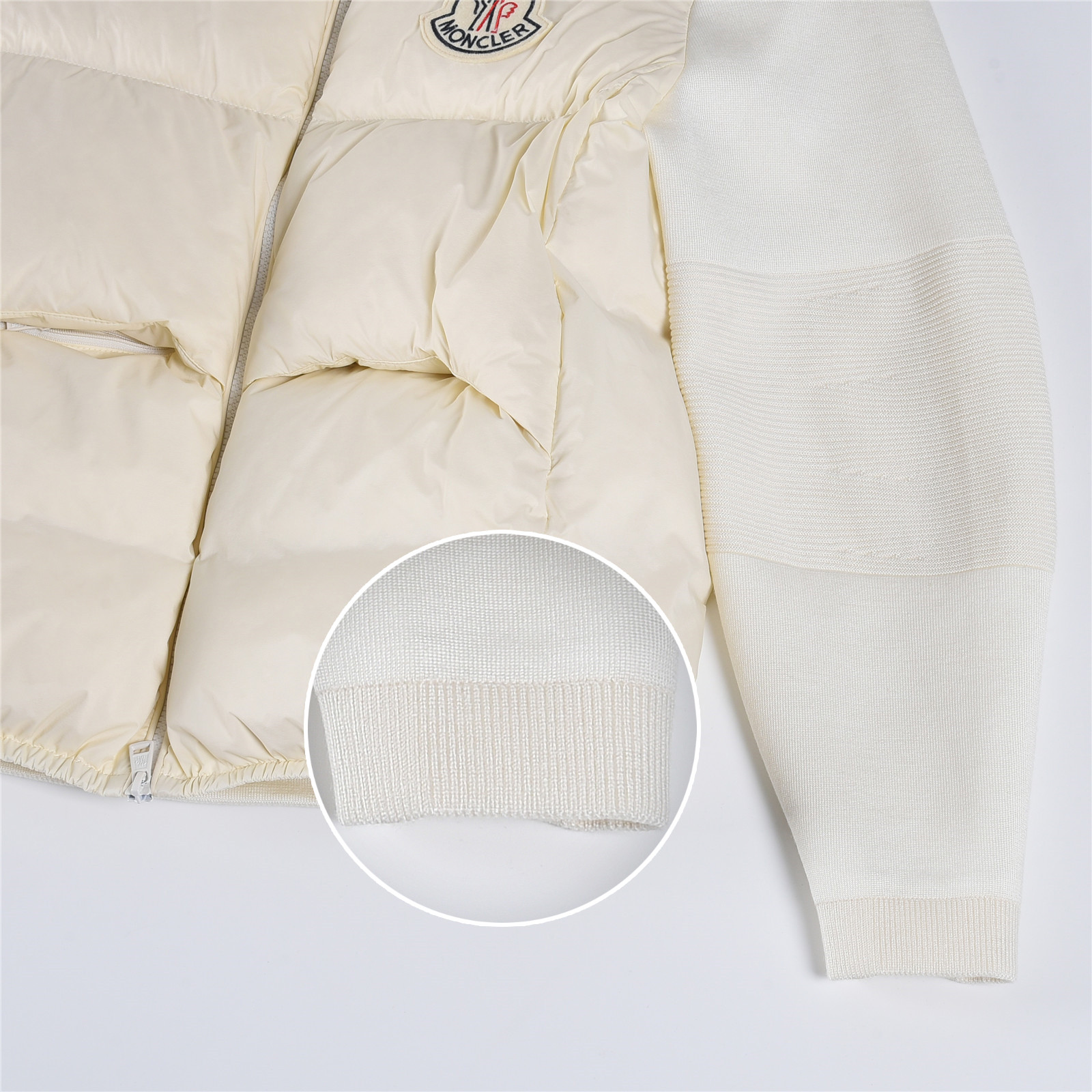 #正品级:𝑴𝒐𝒏𝒄𝒍𝒆𝒓｜蒙口 /盟可睐 25𝒔𝒔 Padded Corduroy 秋冬新品羊毛针织拼接