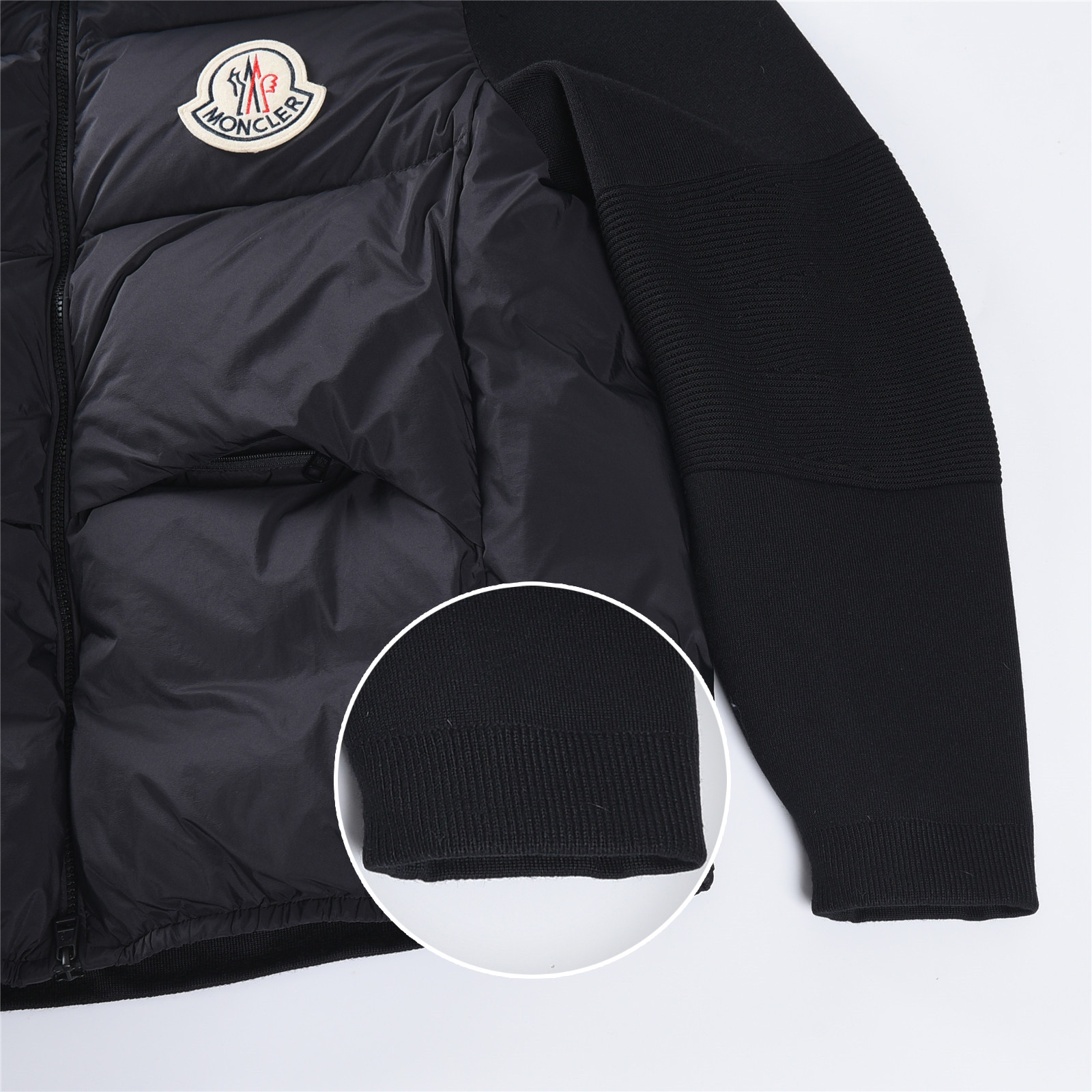 #正品级:𝑴𝒐𝒏𝒄𝒍𝒆𝒓｜蒙口 /盟可睐 25𝒔𝒔 Padded Corduroy 秋冬新品羊毛针织拼接