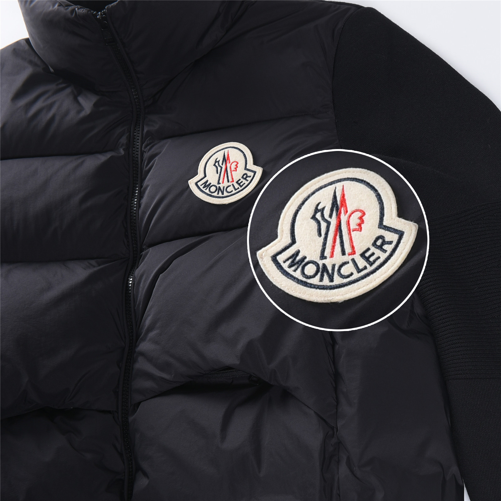 #正品级:𝑴𝒐𝒏𝒄𝒍𝒆𝒓｜蒙口 /盟可睐 25𝒔𝒔 Padded Corduroy 秋冬新品羊毛针织拼接