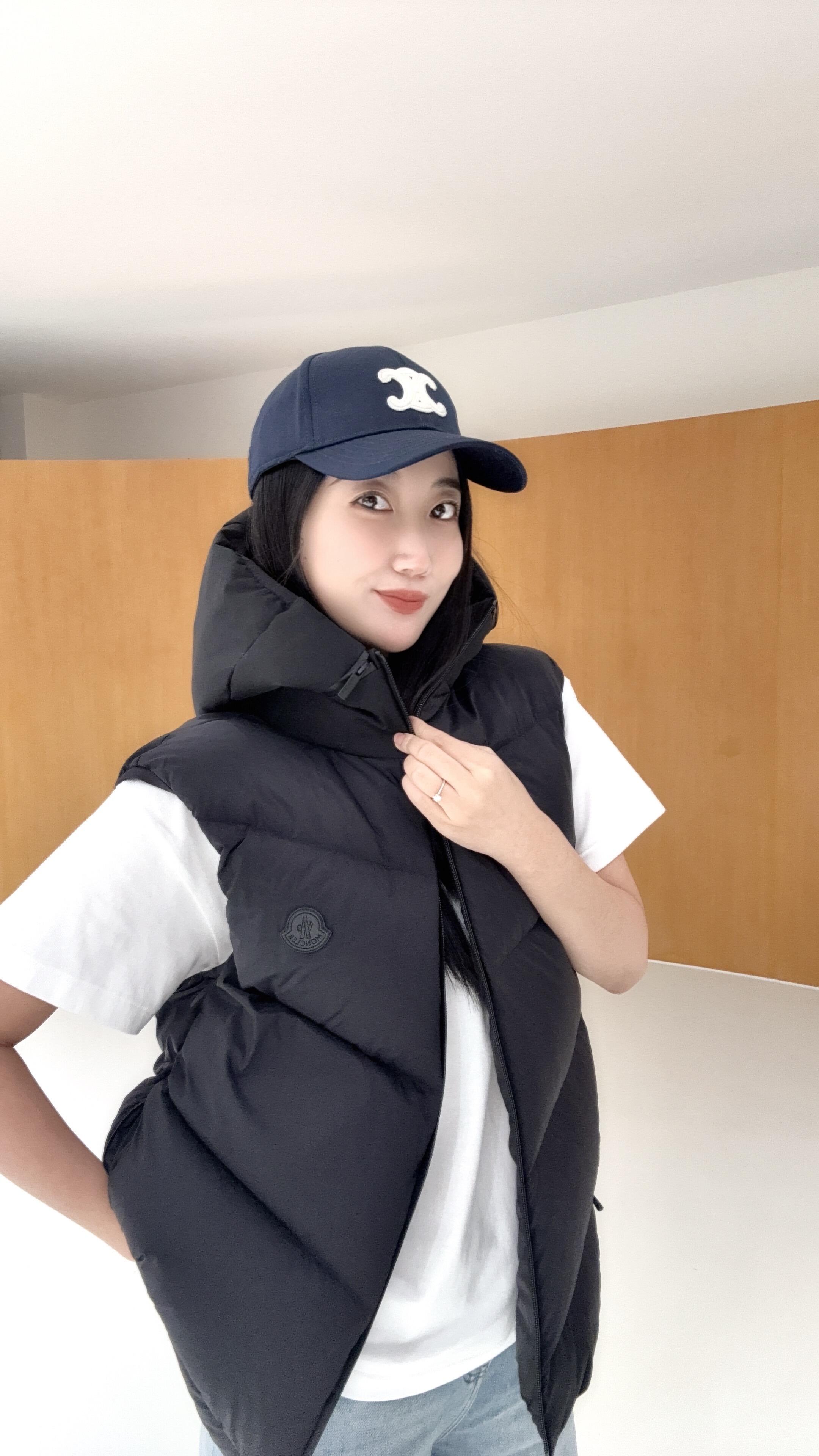 Chaleco Acolchado con Capucha Desmontable Moncler Guersac para Hombre y Mujer