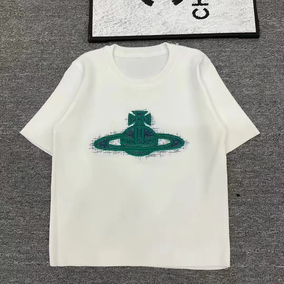 New Queen West Knitted Short-Sleeve Vests: Classic Style in Super-Blanc (SML Sizes) - 图片 3