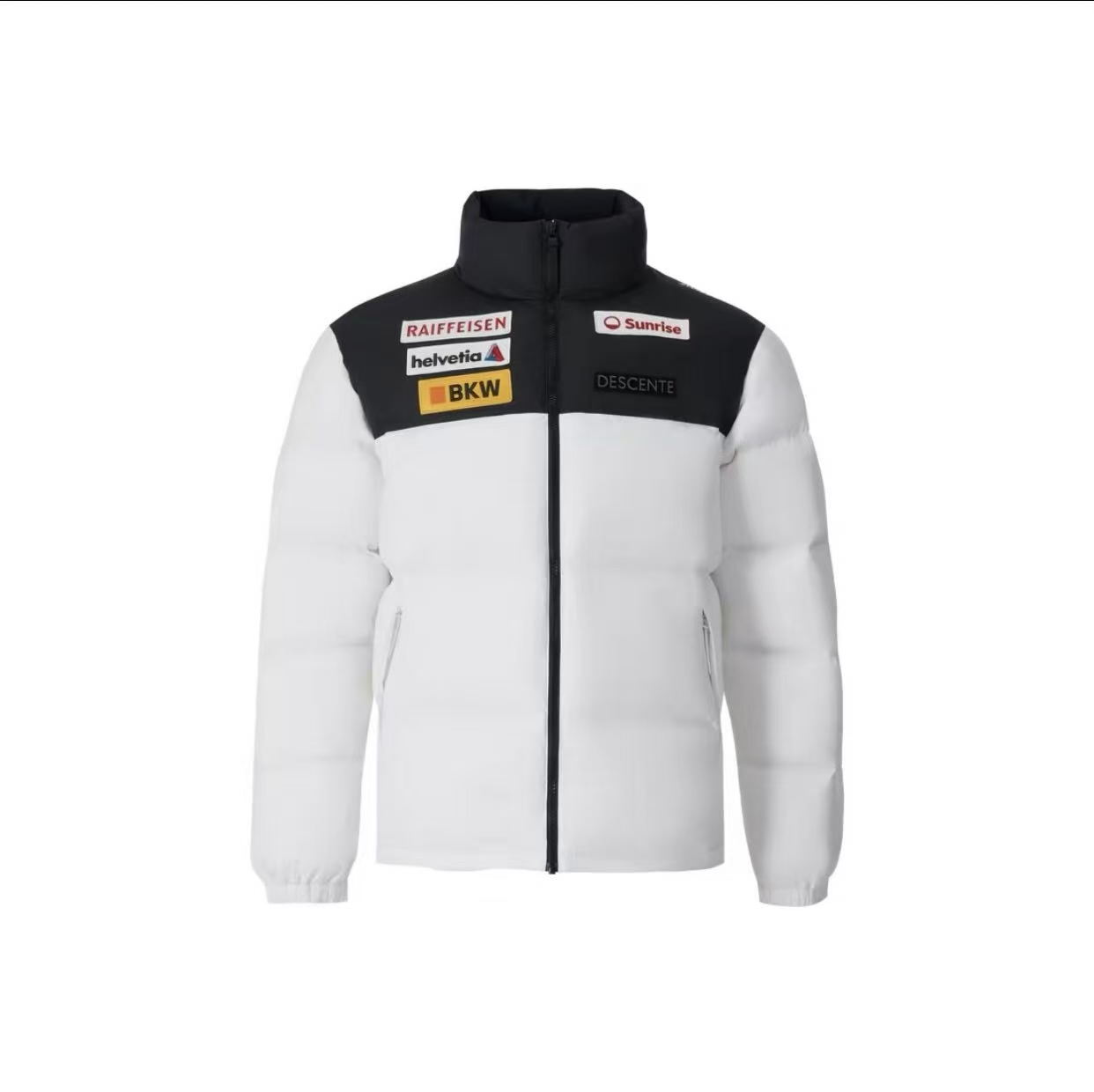 迪桑特 DESCENTE Ski Style系列 Audi奥迪多标羽绒服 (新版) 配色:黑色 白色