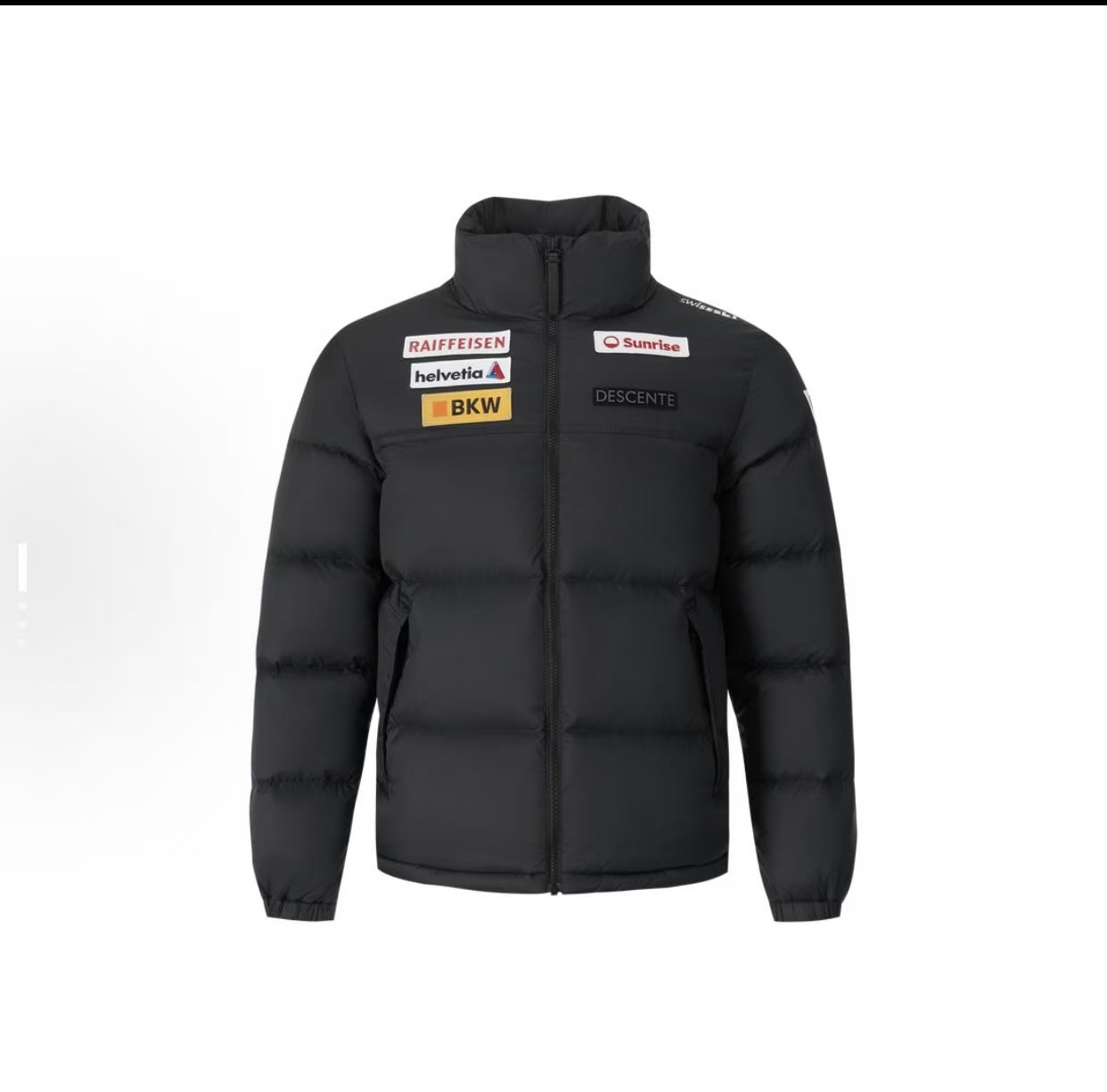 迪桑特 DESCENTE Ski Style系列 Audi奥迪多标羽绒服 配色:黑色 白色