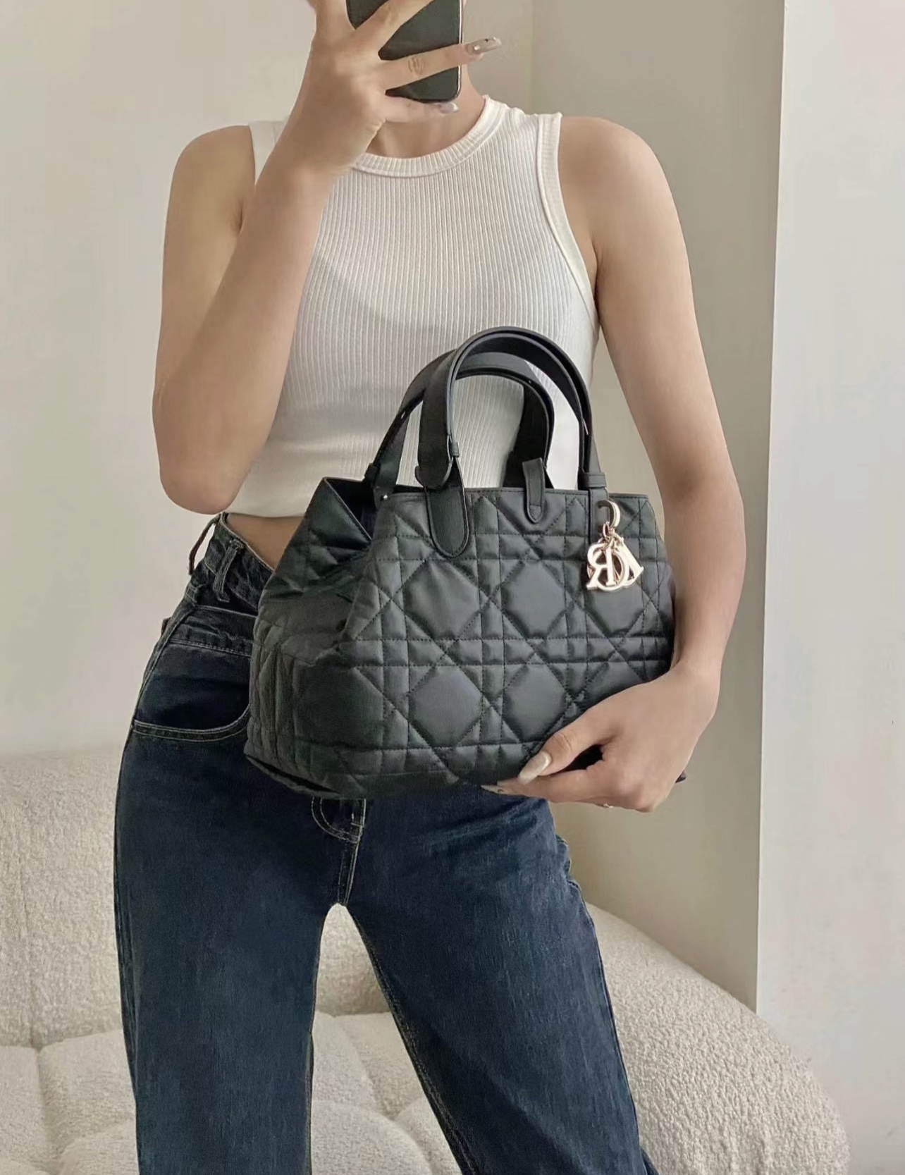 迪奥Dior Touiours托特包💰340 #真的是百达又好看 #七夕推荐 规格:28.5*21*19cm