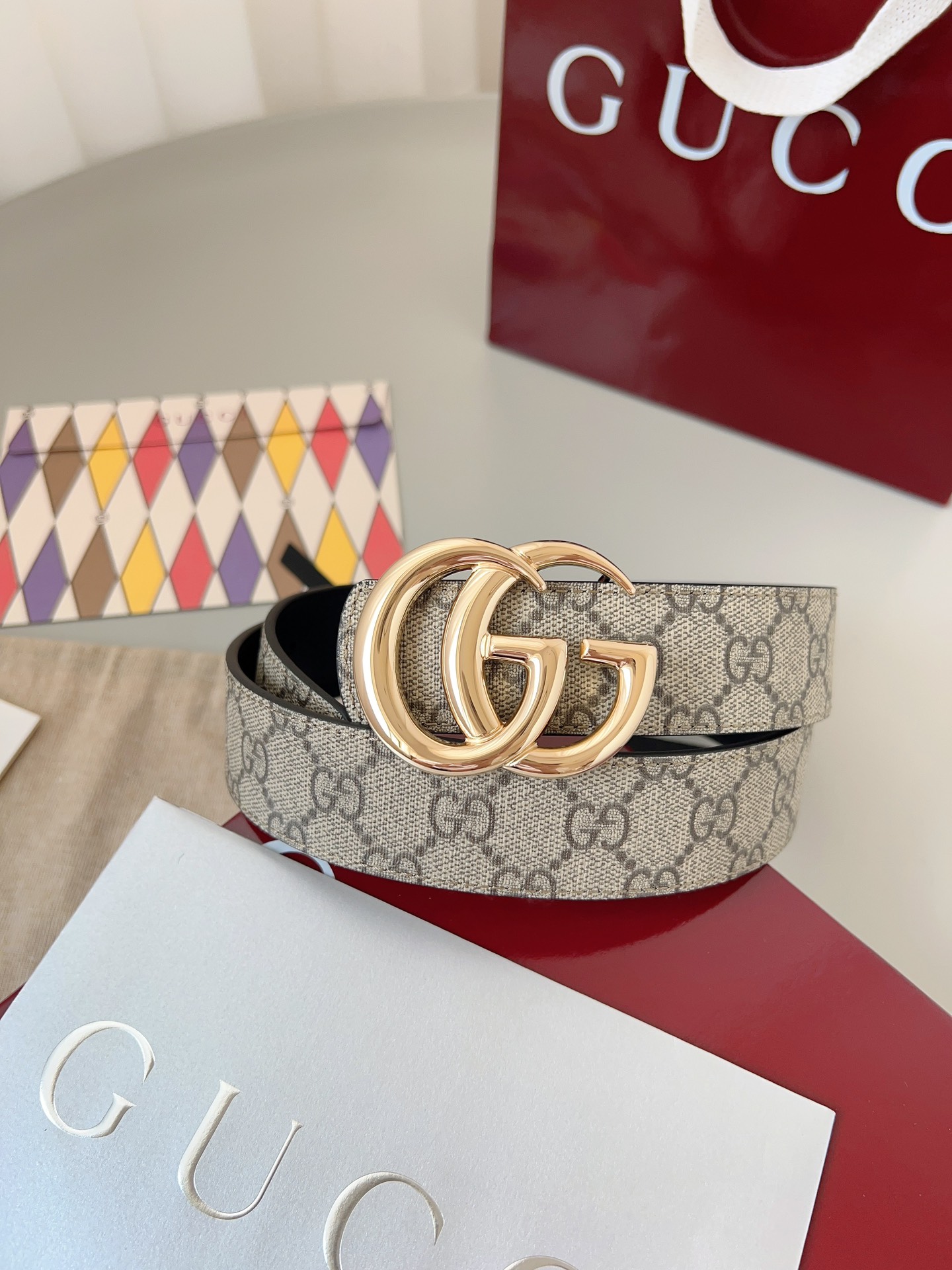 Gucci古奇原单腰带💰180 全套包装/宽度3.5cm