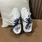 MiuMiu Shoes Sneakers Splicing Rubber Sheepskin Sweatpants