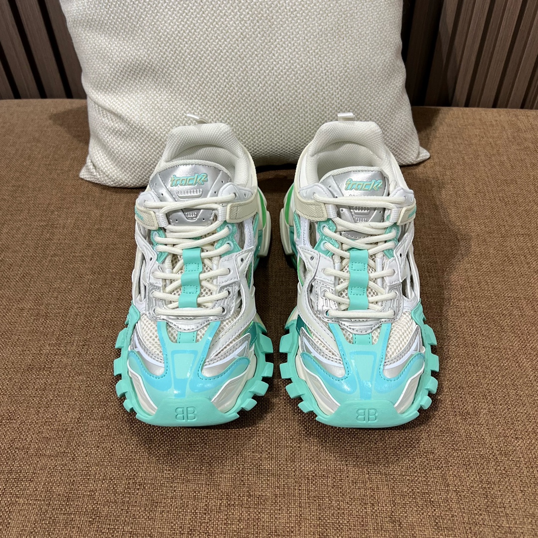 Balenciaga Schuhe Turnschuhe Offene Arbeiten TPU Track Jogginghosen