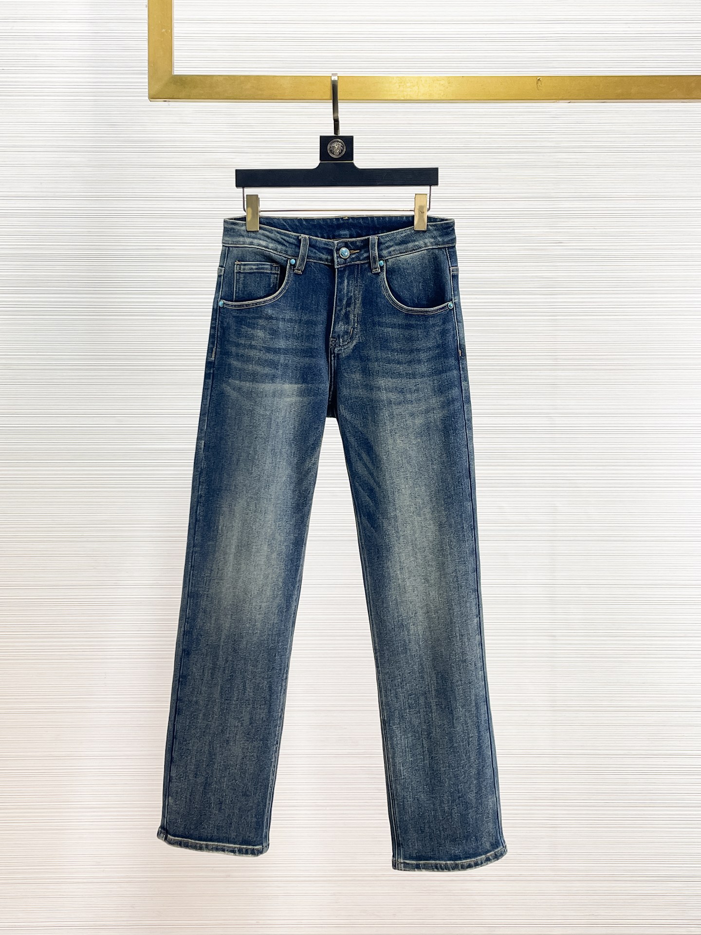P130 Lujia 🔥25 nuevos jeans lavados de otoño e invierno, tejido muy elástico, paño lavado personalizado importado de a…