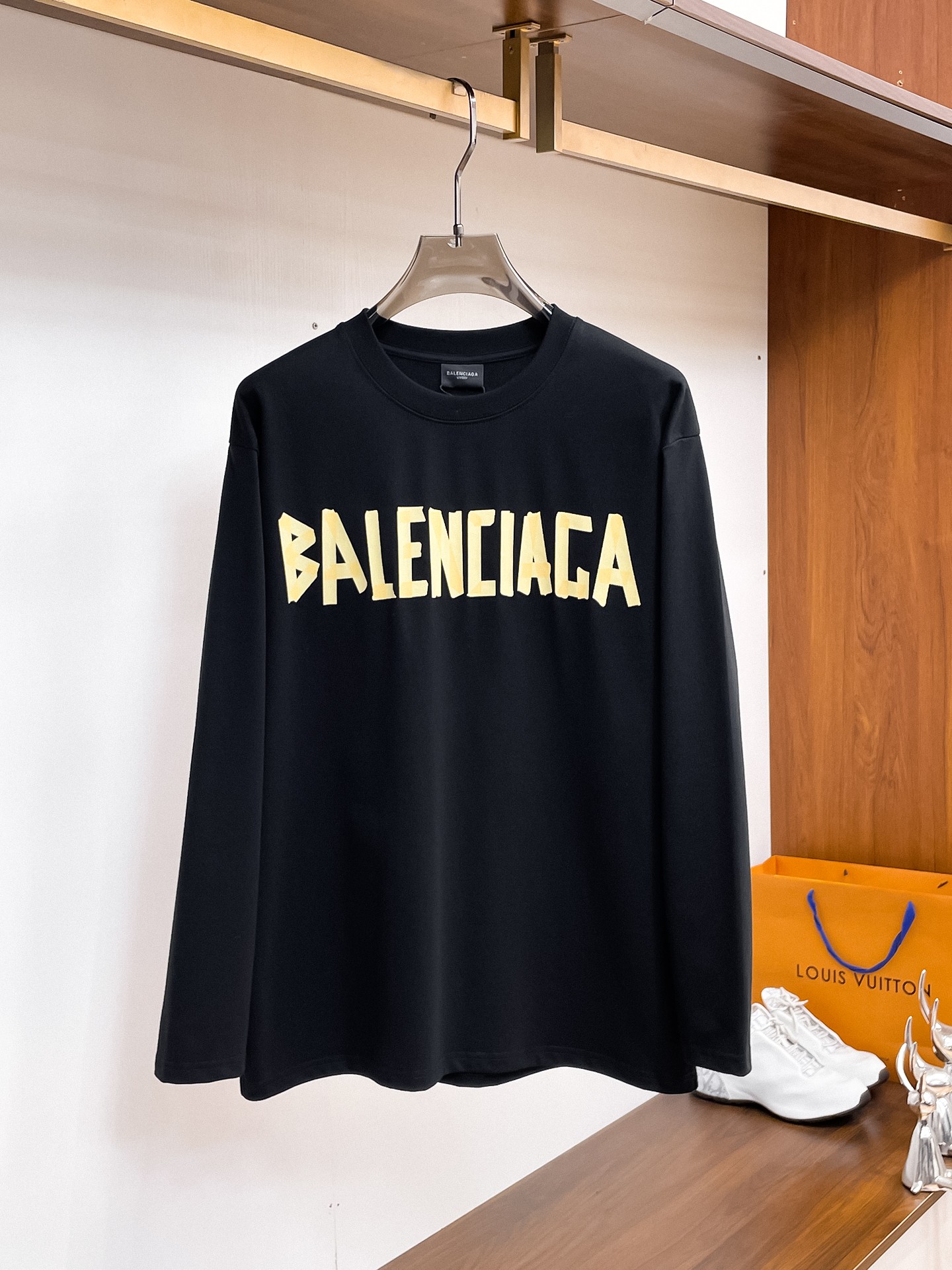 P130 Balenciag* 25 otoño-invierno nueva versión alta camiseta de manga larga 🔥🔥 tela Sorona especialmente personaliza…