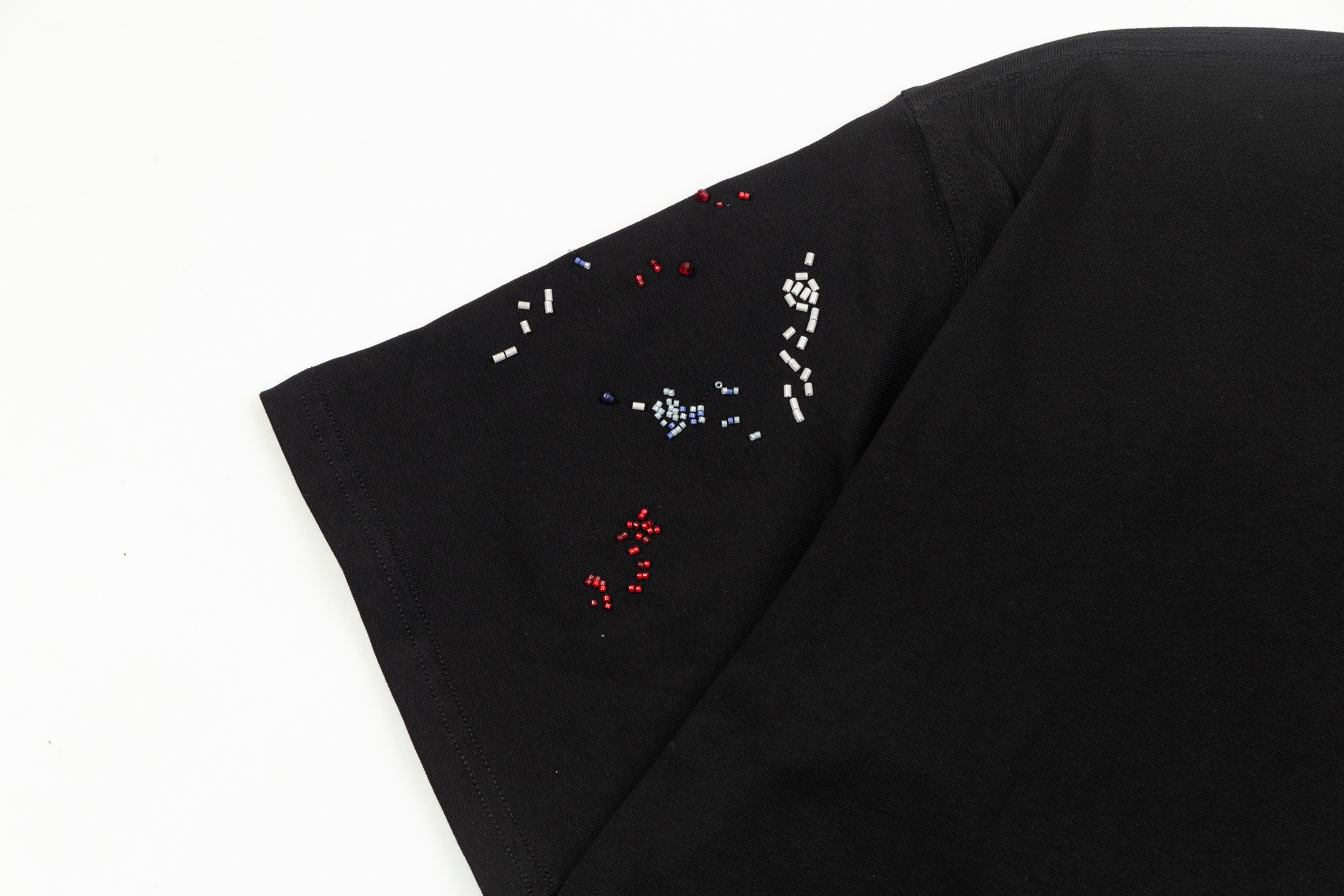 GOODBRAND 25SS彩虹糖果绣珠短袖T恤-Chinese UA Cheap High Quatity Brand Clothes Bags handbags Sneakers wholesale wholesaler seller from China Factory suppliers Fashion Clothing Shoes best Quality Beautiful Price GOODBRAND 25SS彩虹糖果绣珠短袖T恤