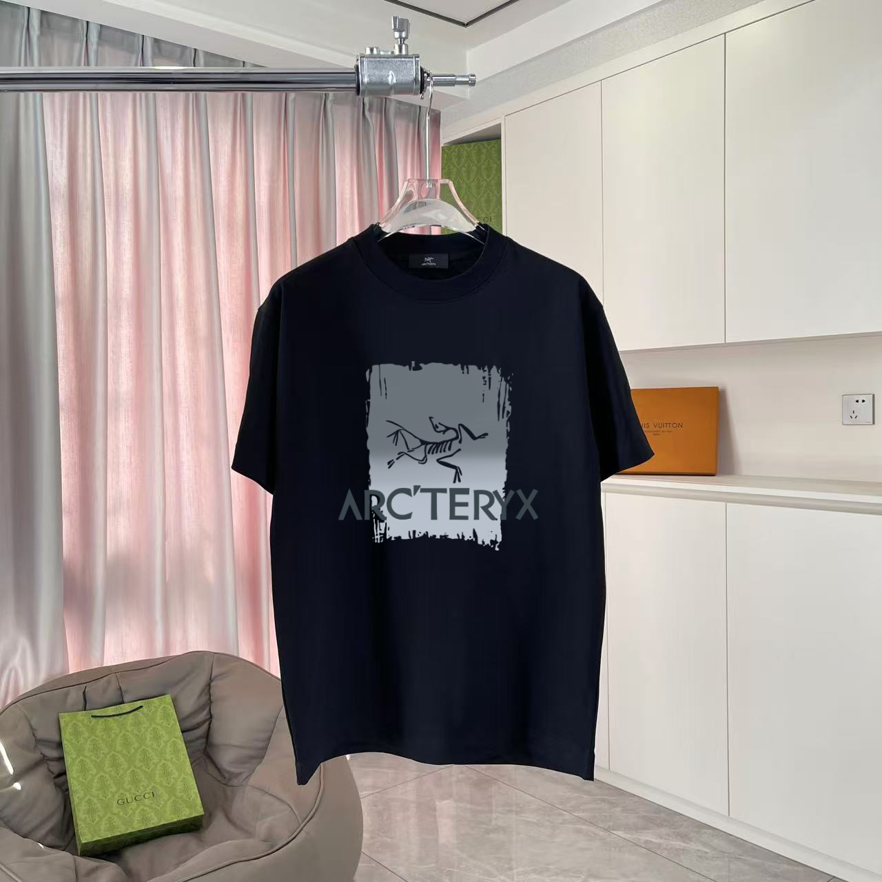 ARC'TERYX* Archaeopteryx 2025 nuevo estilo de primavera y verano Camiseta de manga corta con estampado de logotipo pers…