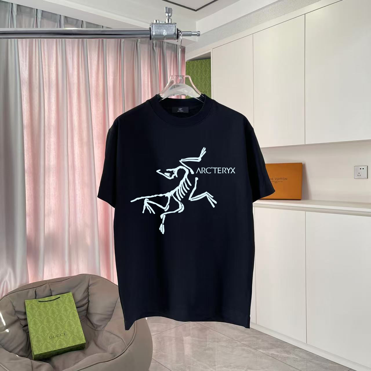 ARC'TERYX* Archaeopteryx 2025 nuevo estilo de primavera y verano Camiseta de manga corta con estampado de logotipo pers…