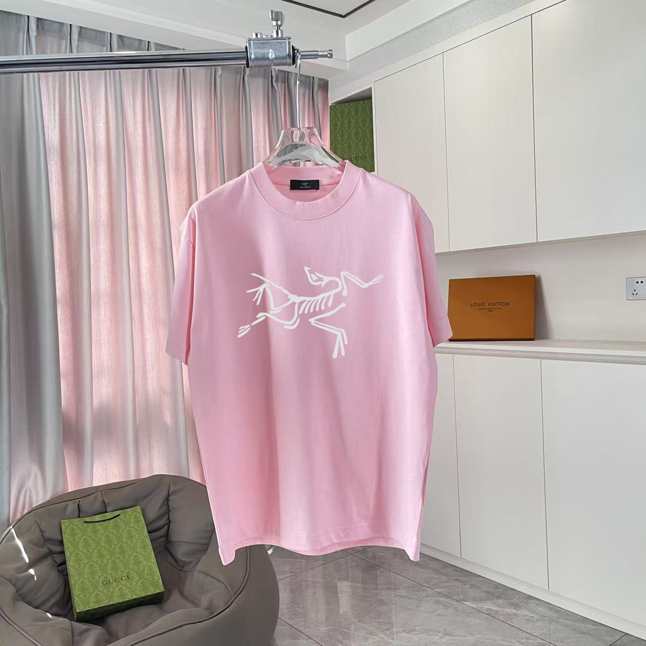 ARC'TERY* Arc'teryx 2025 verano nuevo estilo Camiseta de manga corta con estampado de logotipo personalizado Tela perso…
