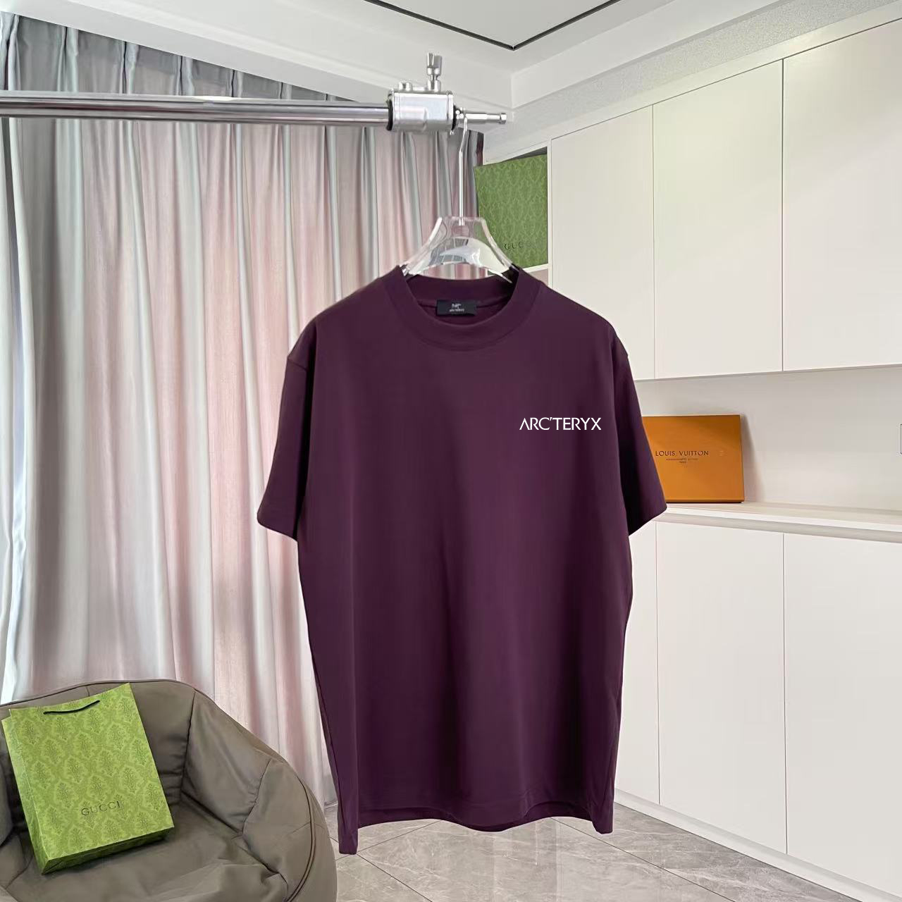 ARC'TERY* Arc'teryx 2025 verano nuevo estilo Camiseta de manga corta con estampado de logotipo personalizado Tela perso…
