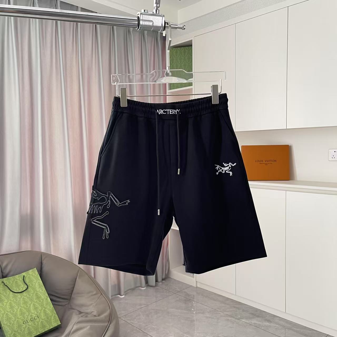 ARC'TERYX* Arc'teryx 2025 nuevos pantalones cortos de verano, bordado de parche con logotipo personalizado, tela person…