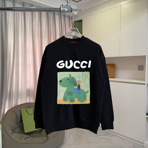 Gucci 2025 Autumn/Winter Unisex Sweatshirt with Unique Logo Print - Custom Fabric 1 Gucci 2025 Autumn/Winter Unisex Sweatshirt with Unique Logo Print – Custom Fabric
