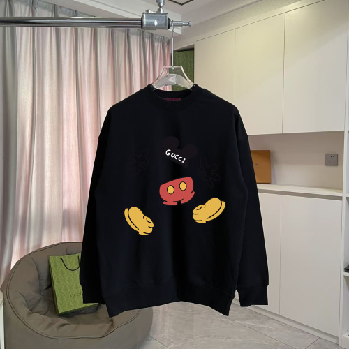 Gucci x Mickey Mouse Print Cotton Sweatshirt Unisex Round Neck Pullover 1 Gucci x Mickey Mouse Print Cotton Sweatshirt Unisex Round Neck Pullover