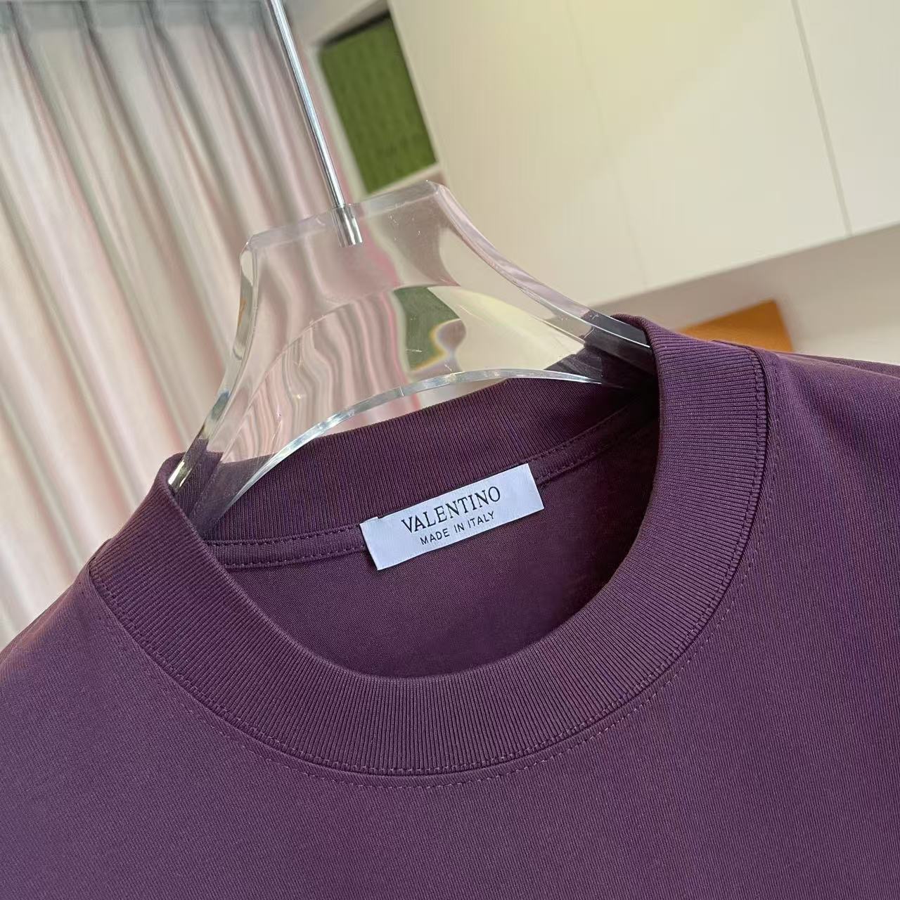 Valentino VALENTIN*华伦2026夏季新款 个性字母logo印花 定制面料300g 短袖T恤