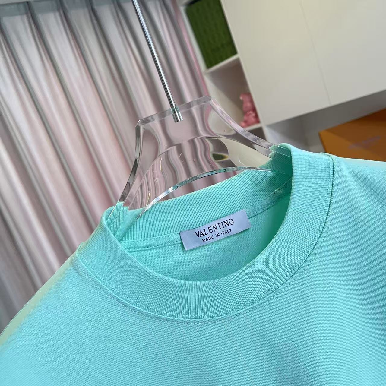 Valentino VALENTIN*华伦2026夏季新款 个性字母logo印花 定制面料300g 短袖T恤
