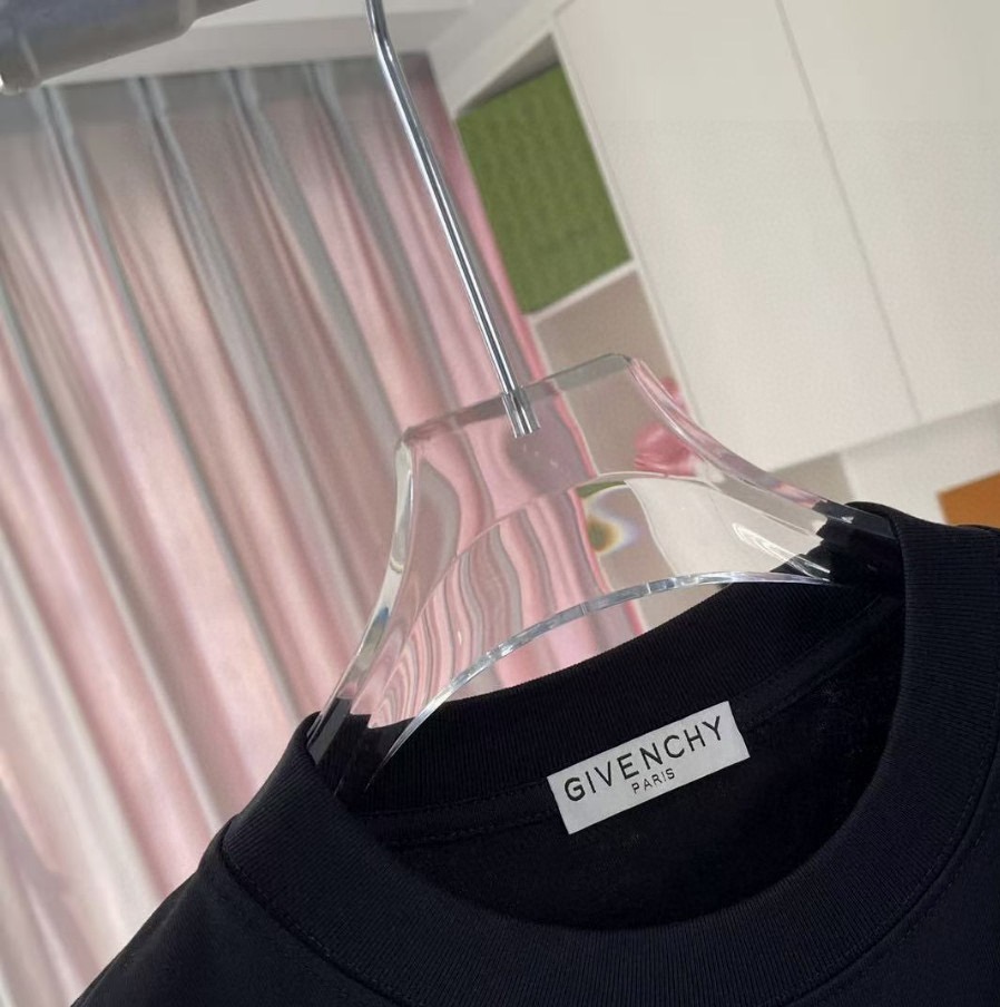 Givenchy GVC*纪梵希2026夏季新款 个性字母logo印花 定制面料300g 短袖t恤