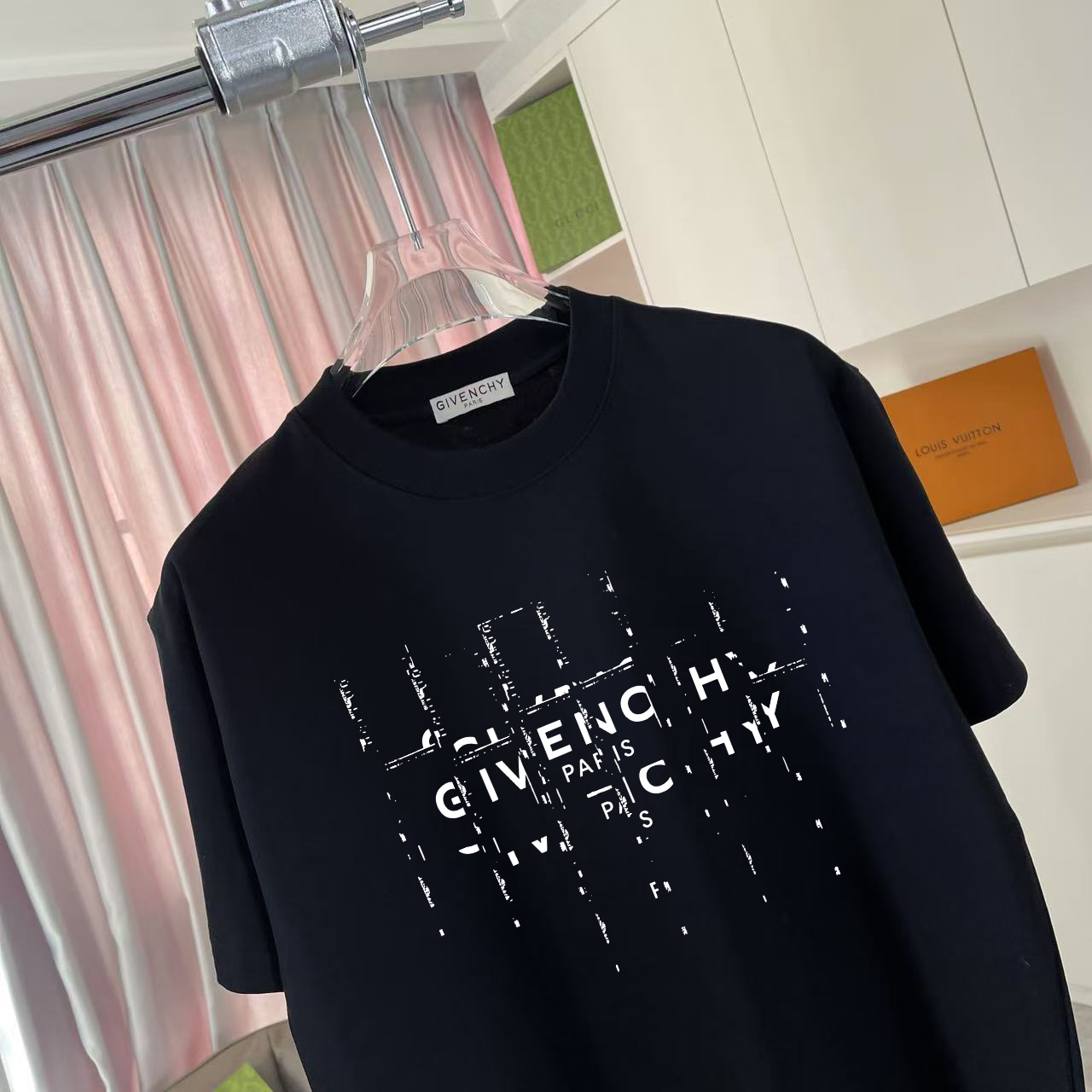Givenchy GVC*纪梵希2026夏季新款 个性字母logo印花 定制面料300g 短袖t恤