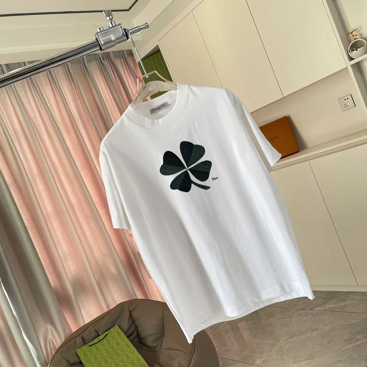 Dior Dio 迪奥2026夏季新款 个性字母logo印花 短袖T恤 定制面料300g