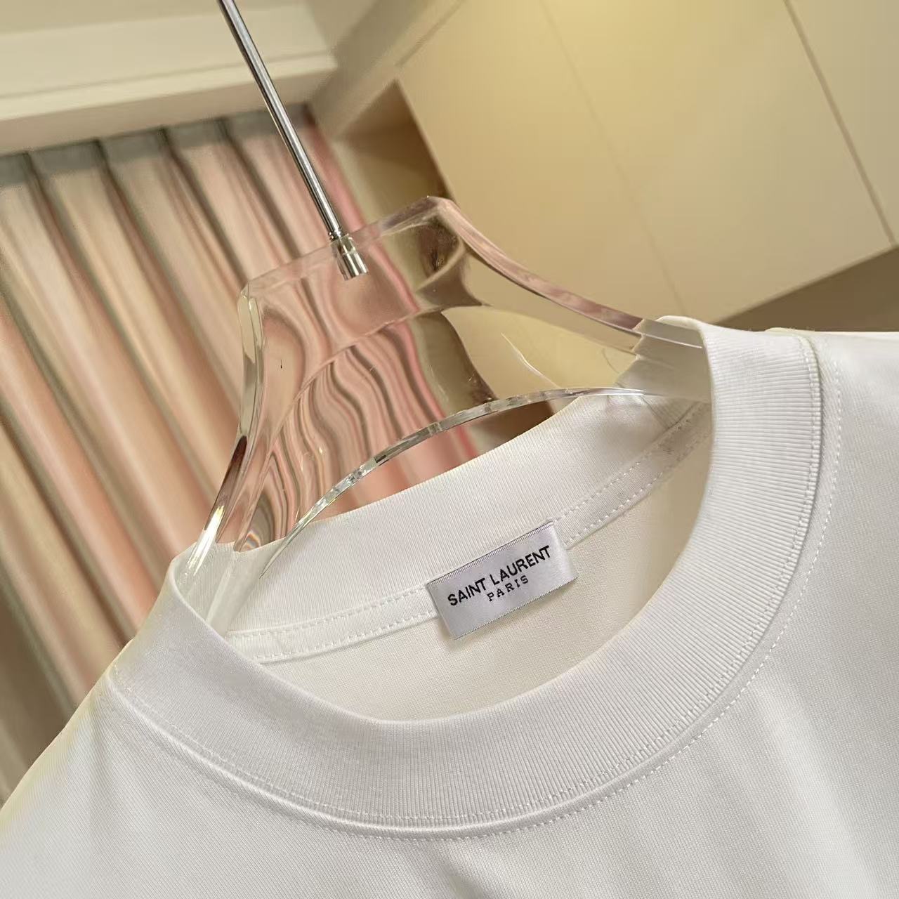 Saint Laurent YSL*圣罗兰2026夏季新款 个性字母logo印花 定制面料 300g 短袖t恤