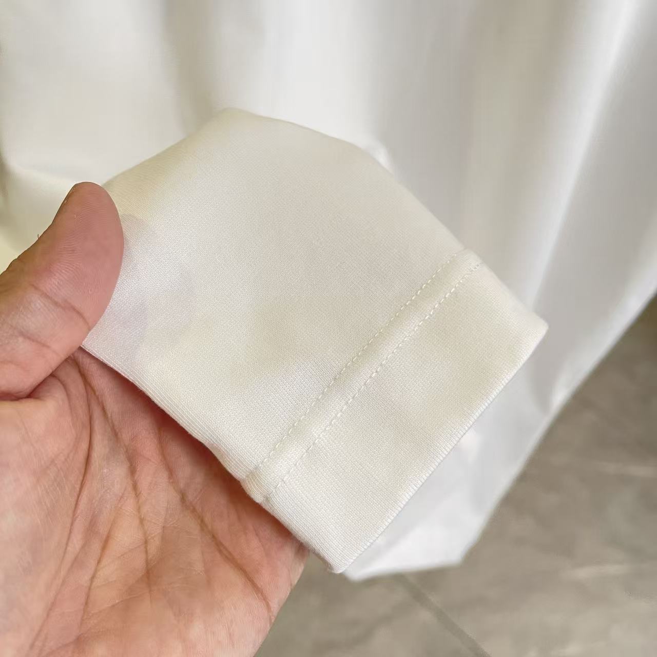 Hermès Herme*爱马仕2026夏季新款 个性logo绣花 定制面料300g 短袖T恤