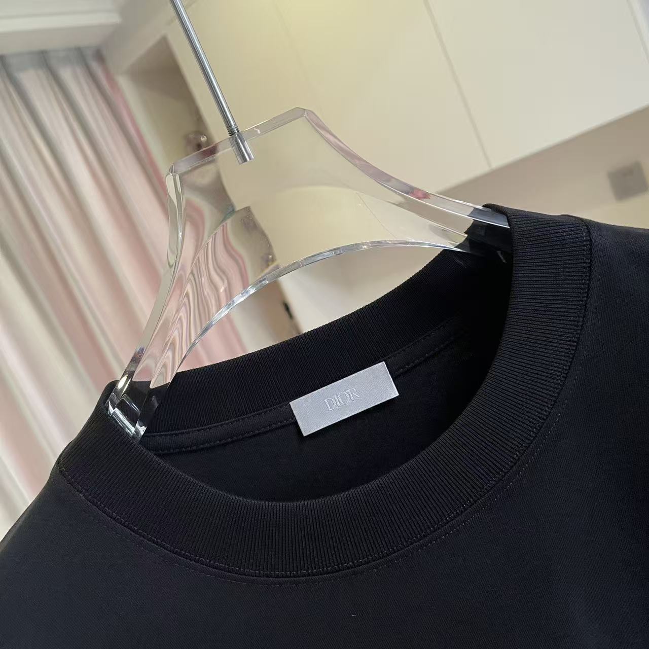 Dior Dio 迪奥2026夏季新款 个性字母logo绣花 短袖T恤 定制面料300g
