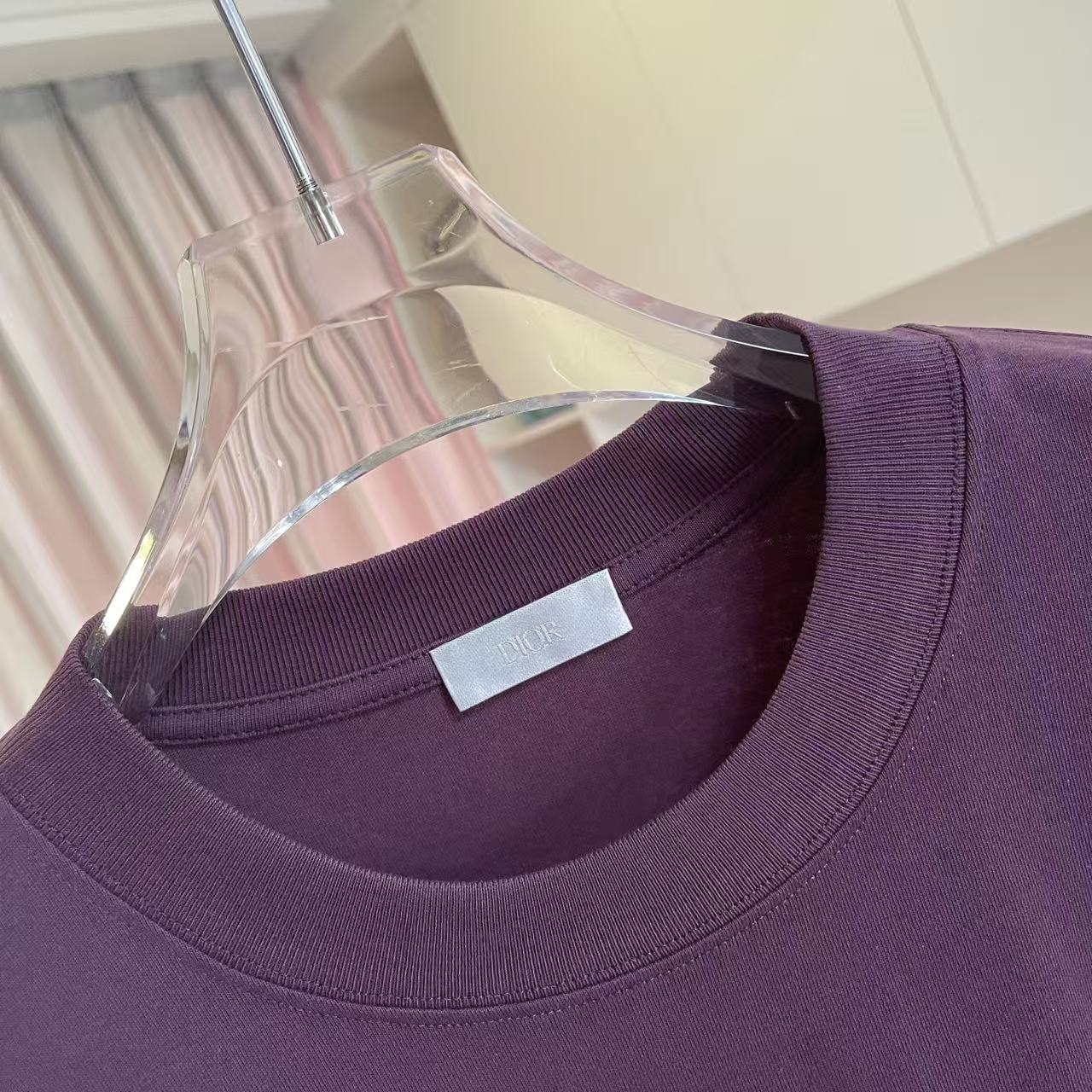 Dior Dio 迪奥2026夏季新款 个性字母logo绣花 短袖T恤 定制面料300g