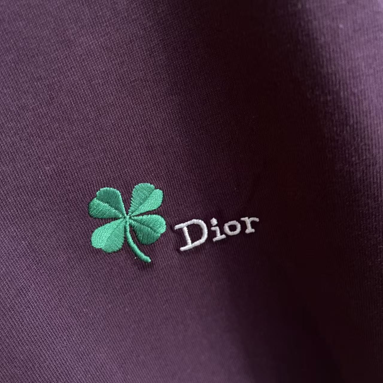 Dior Dio 迪奥2026夏季新款 个性字母logo绣花 短袖T恤 定制面料300g