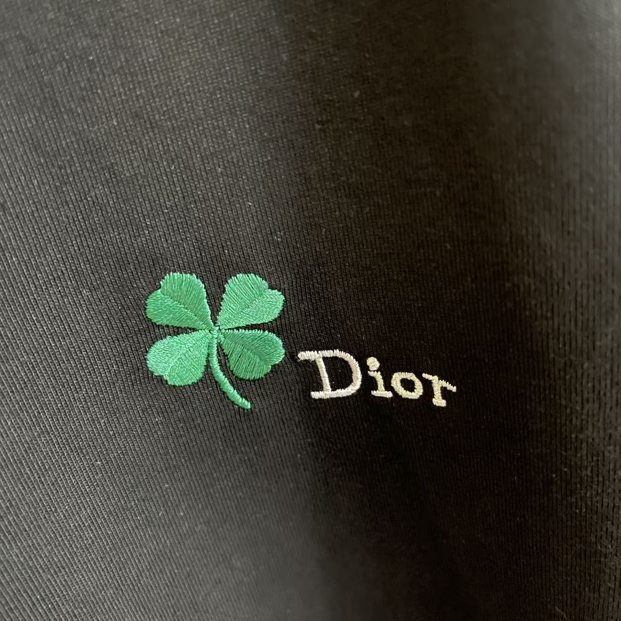 Dior Dio 迪奥2026夏季新款 个性字母logo绣花 短袖T恤 定制面料300g