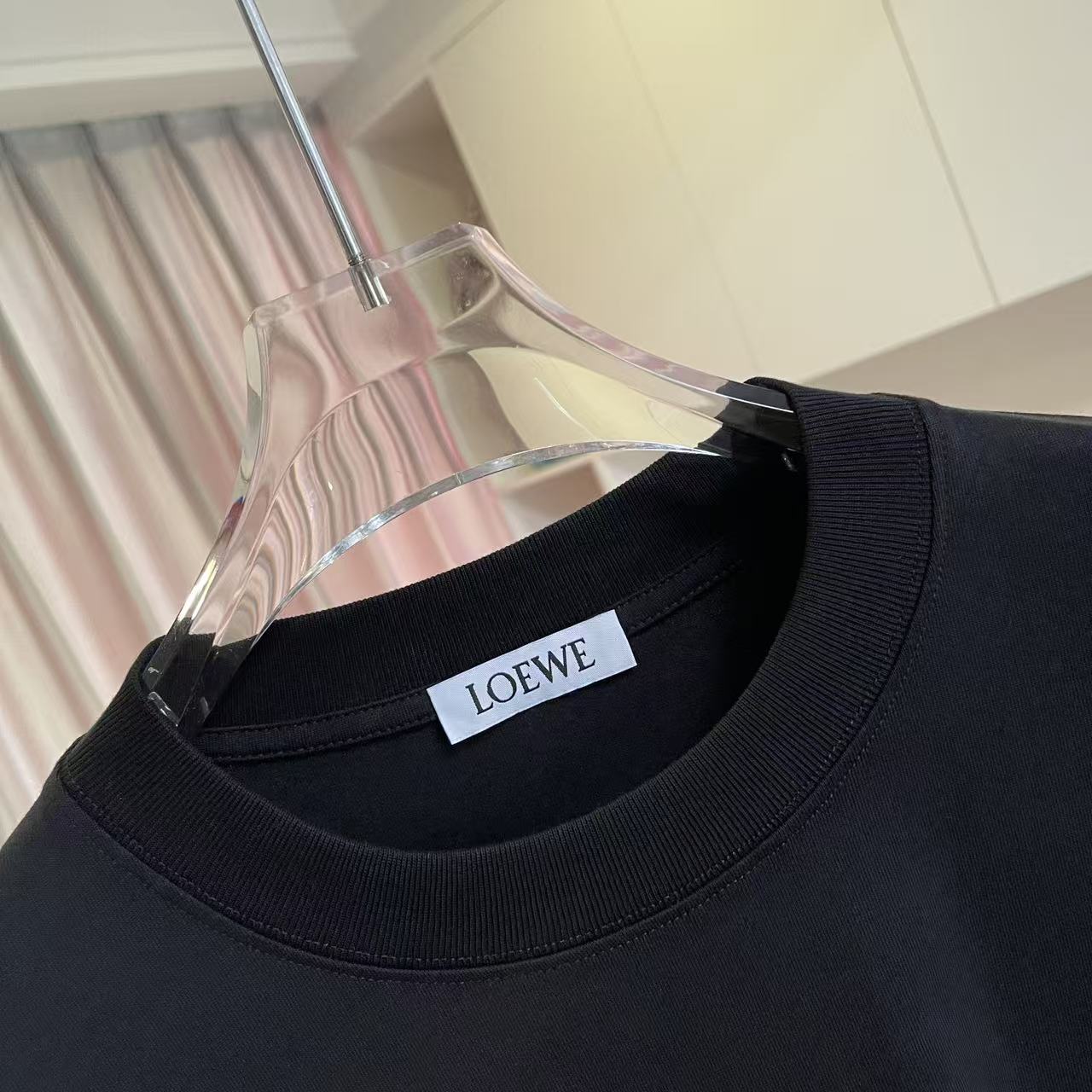 Loewe Loew*2026夏季新款 个性字母logo绣花 定制面料300g 短袖t恤