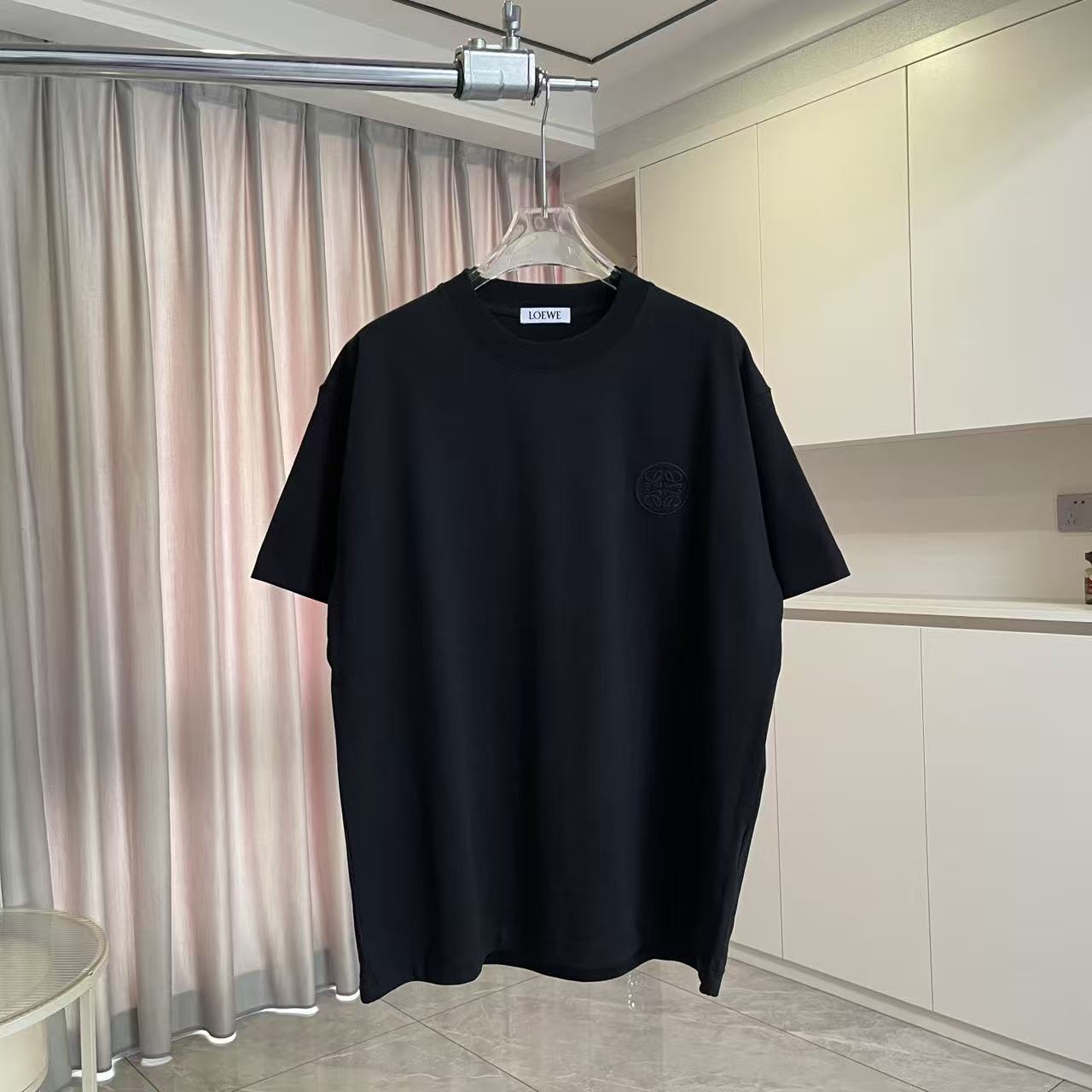 Loewe Loew*2026夏季新款 个性字母logo绣花 定制面料300g 短袖t恤