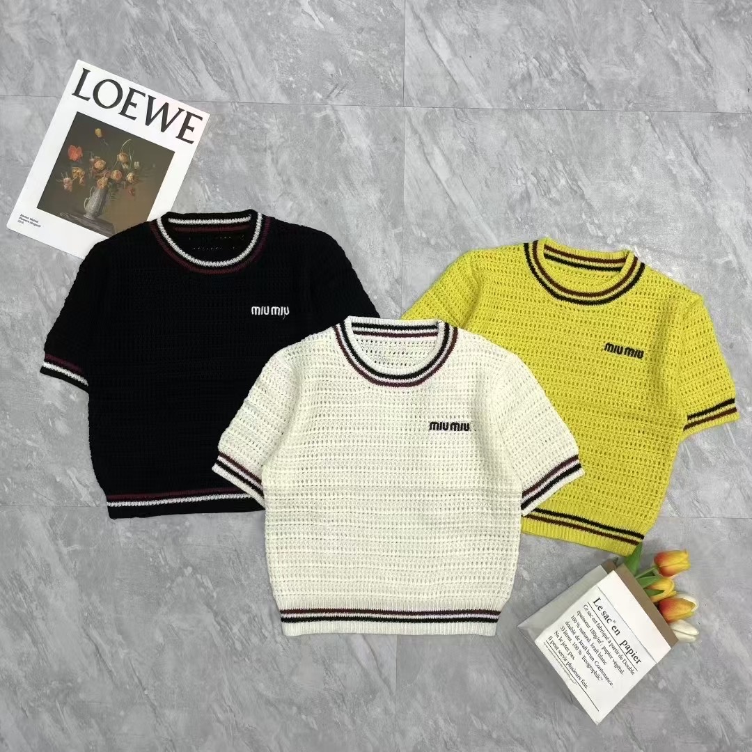 NO:457022,Miumiu new hollow short-sleeved [fireworks] [fireworks] [fireworks],,miumiu,T-shirt,alexander wang19860909miumiu新款镂空短袖[烟花][烟花][烟花],,miumiu,T-shirt,alexander wang,Women's clothing