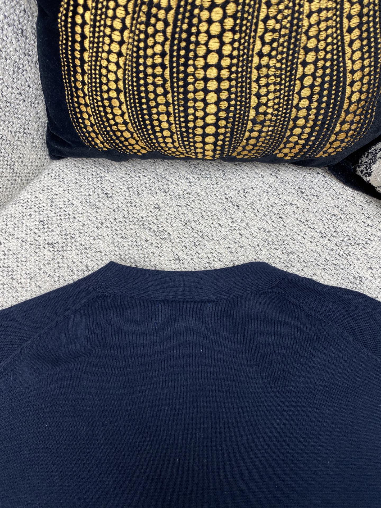 Polo Ralph Lauren Slim-Fit V-Neck Wool Cardigan Sweater - Navy with Pony 10 i1756980322137 5452 0 8