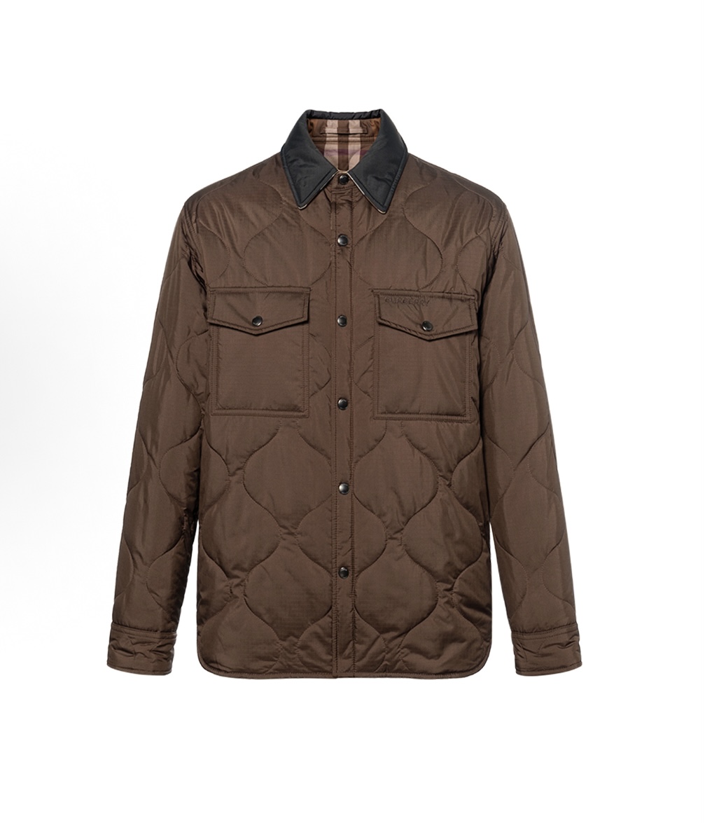 Burberry Reversible Quilted Shirt Jacket with Check Pattern - Stylish & Warm 2 i1758621500023 642 0 1