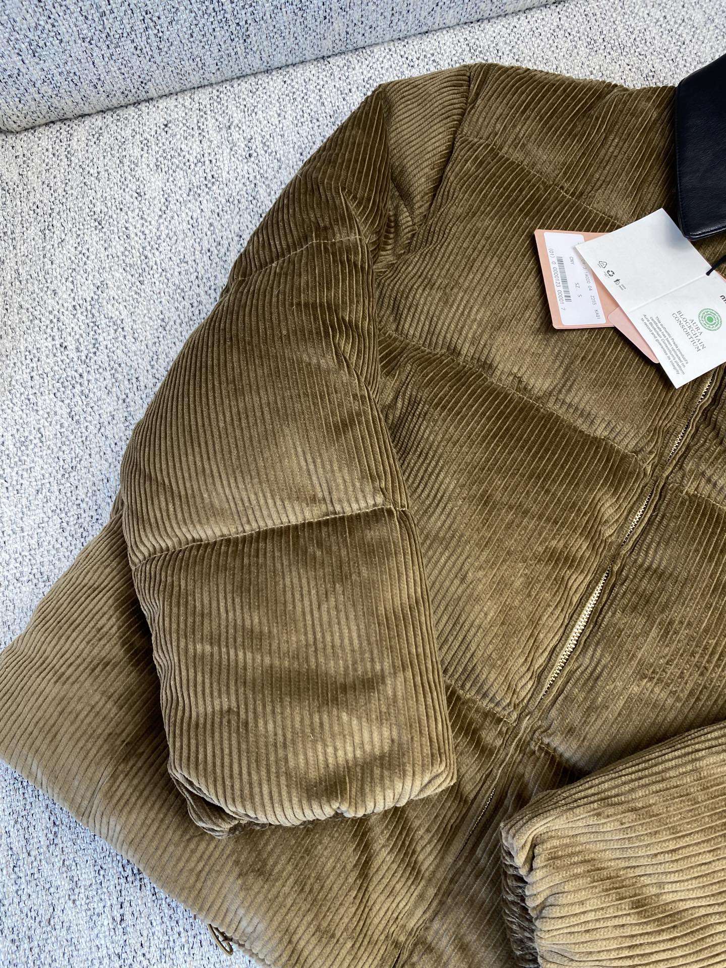 Miu Miu Corduroy and Nappa Leather Down Jacket - Striped Design 5 i1758695577652 6435 0 3